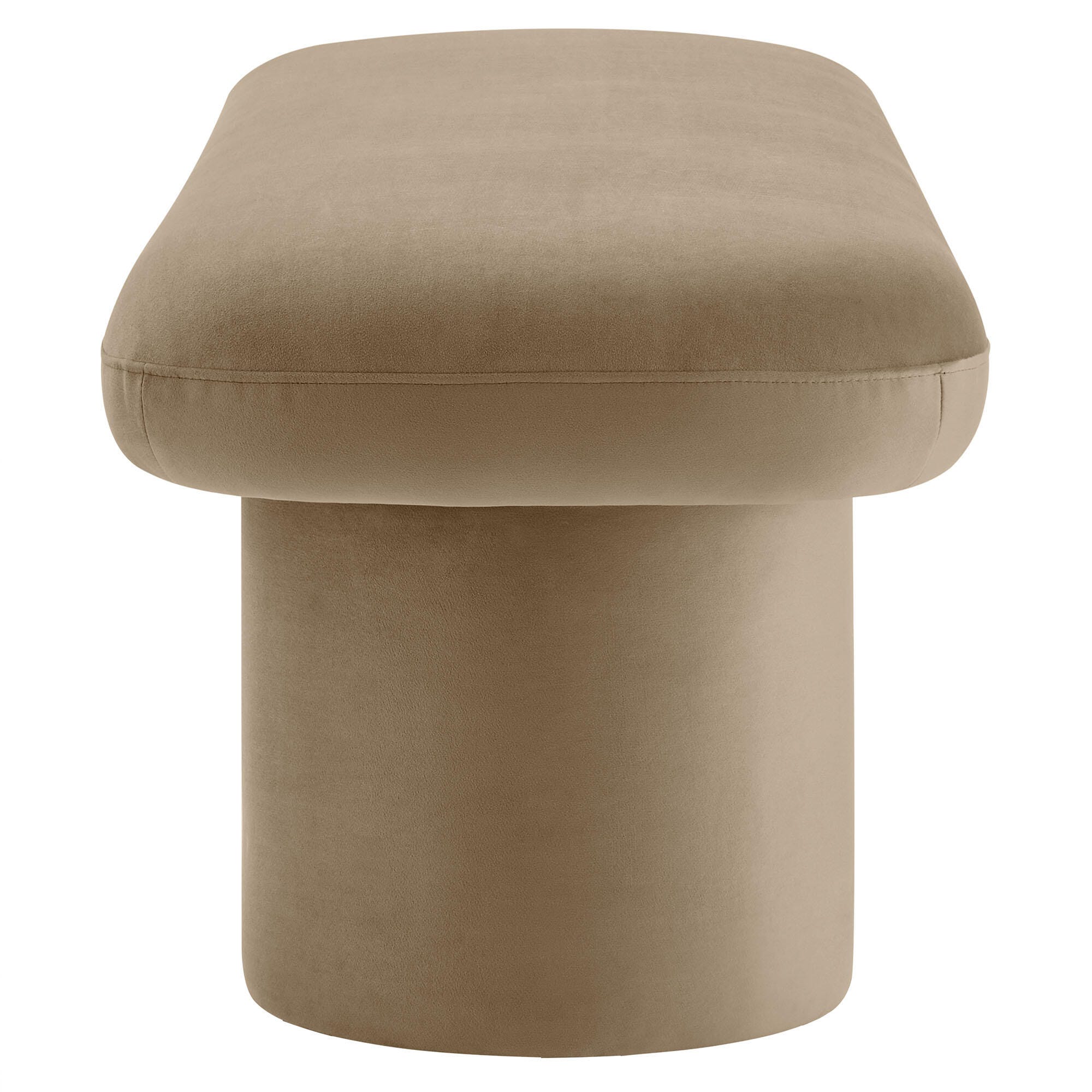 Modway Orla Bench, Taupe, large