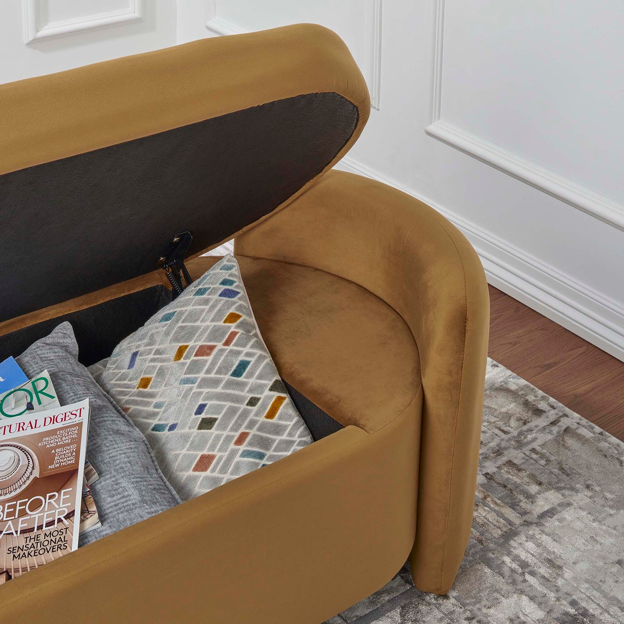 Modway Nebula Storage Bench, , large