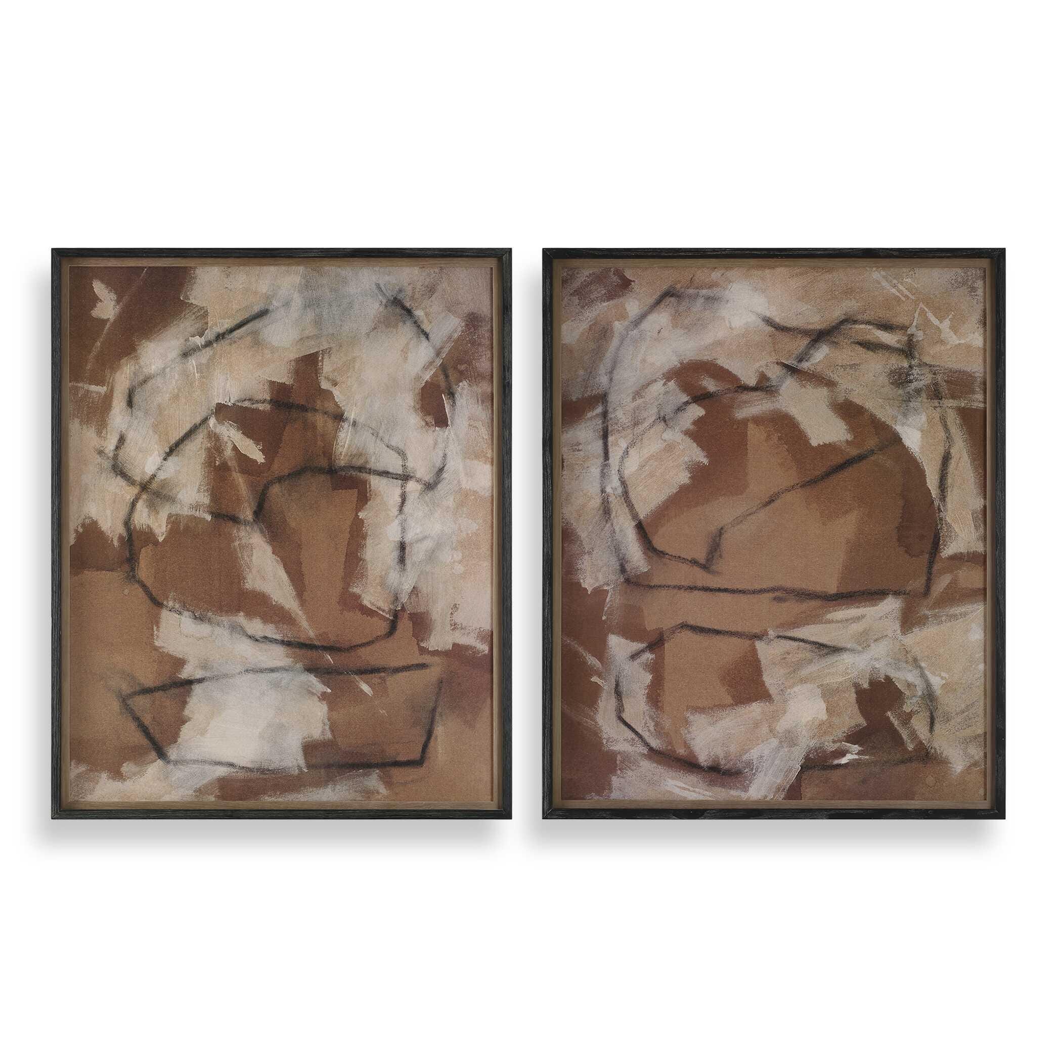 Uttermost Rush & Dash Wall Art 34" x 42" (Set of 2), , large