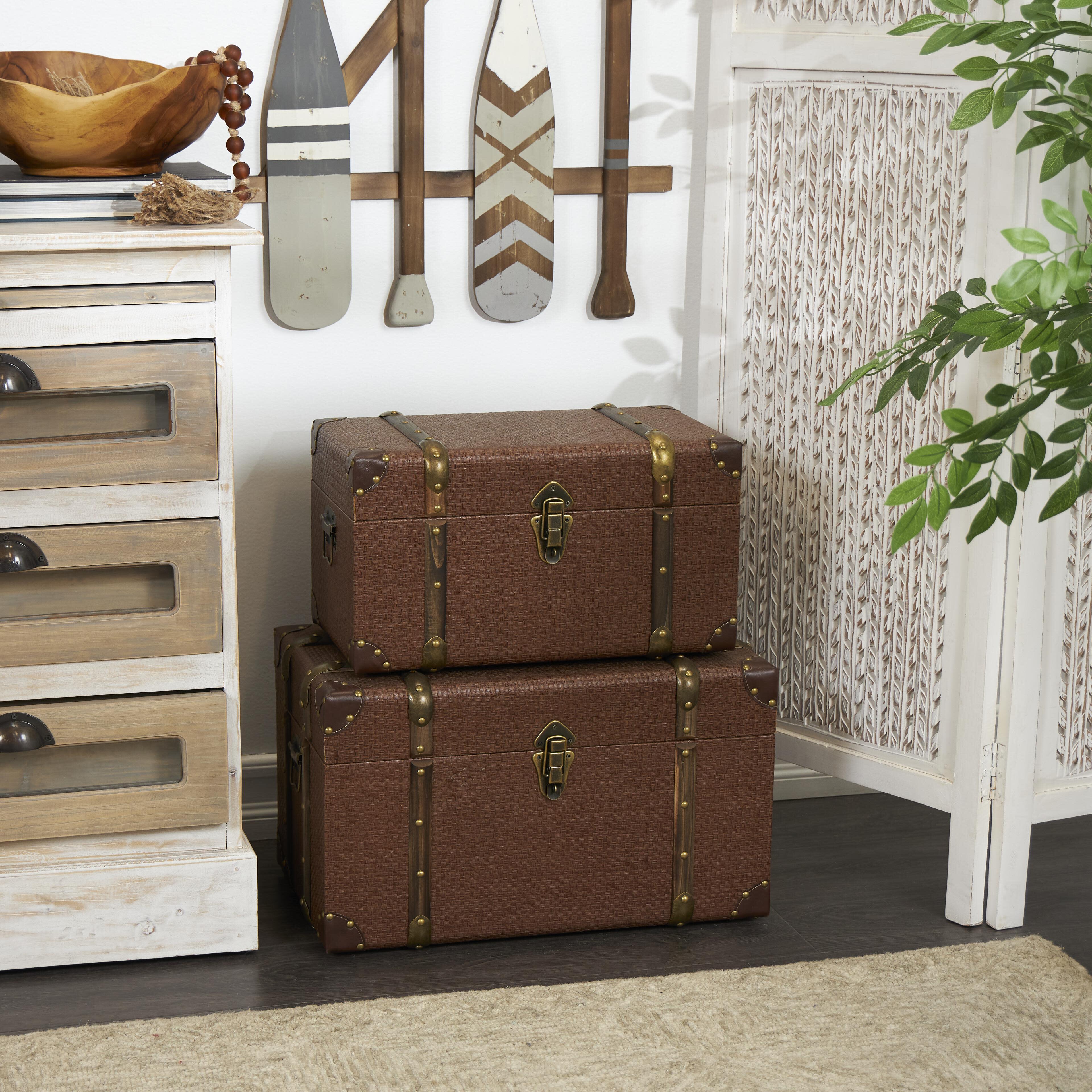 Bayberry Lane Decorative Trunk Box, , large