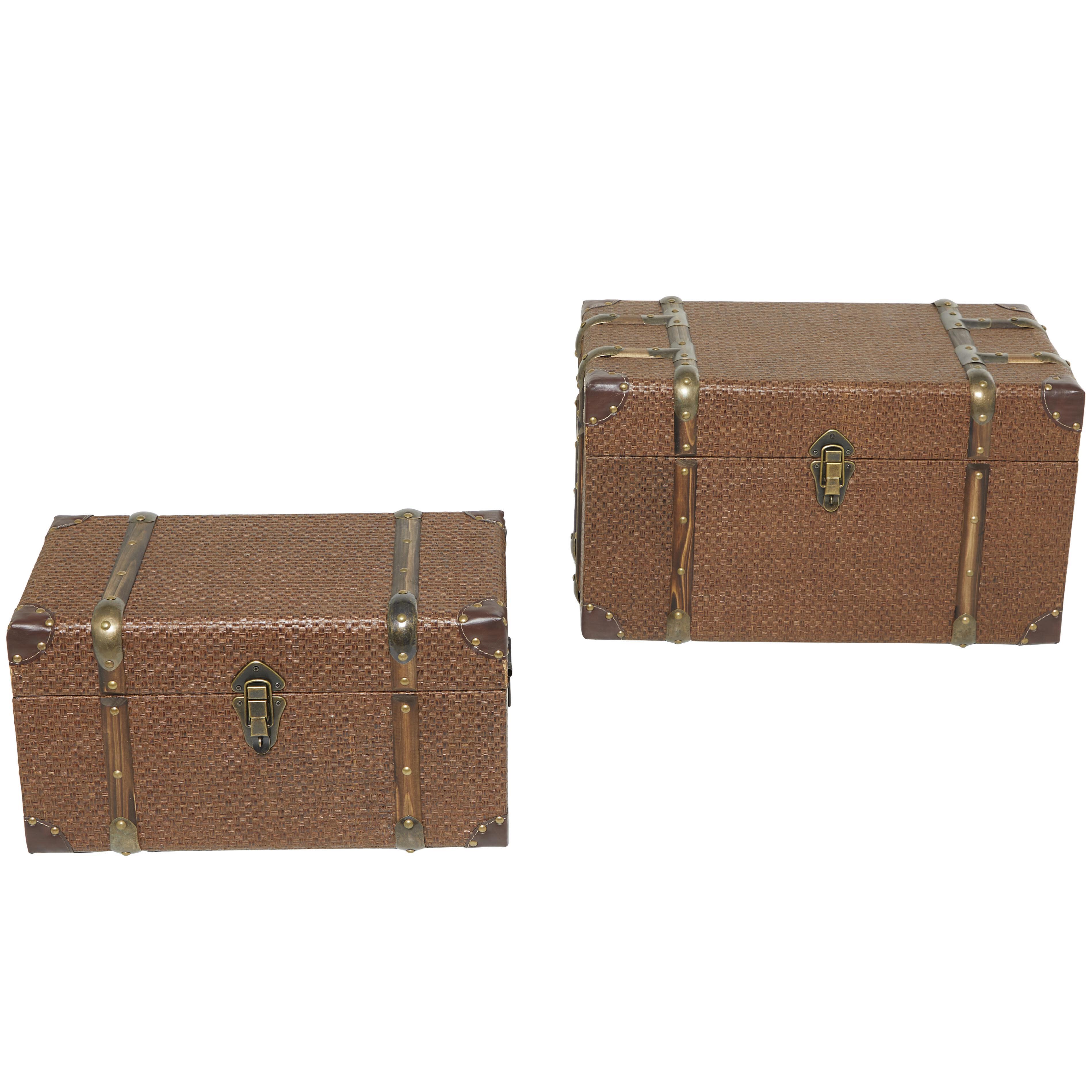 Bayberry Lane Decorative Trunk Box, , large