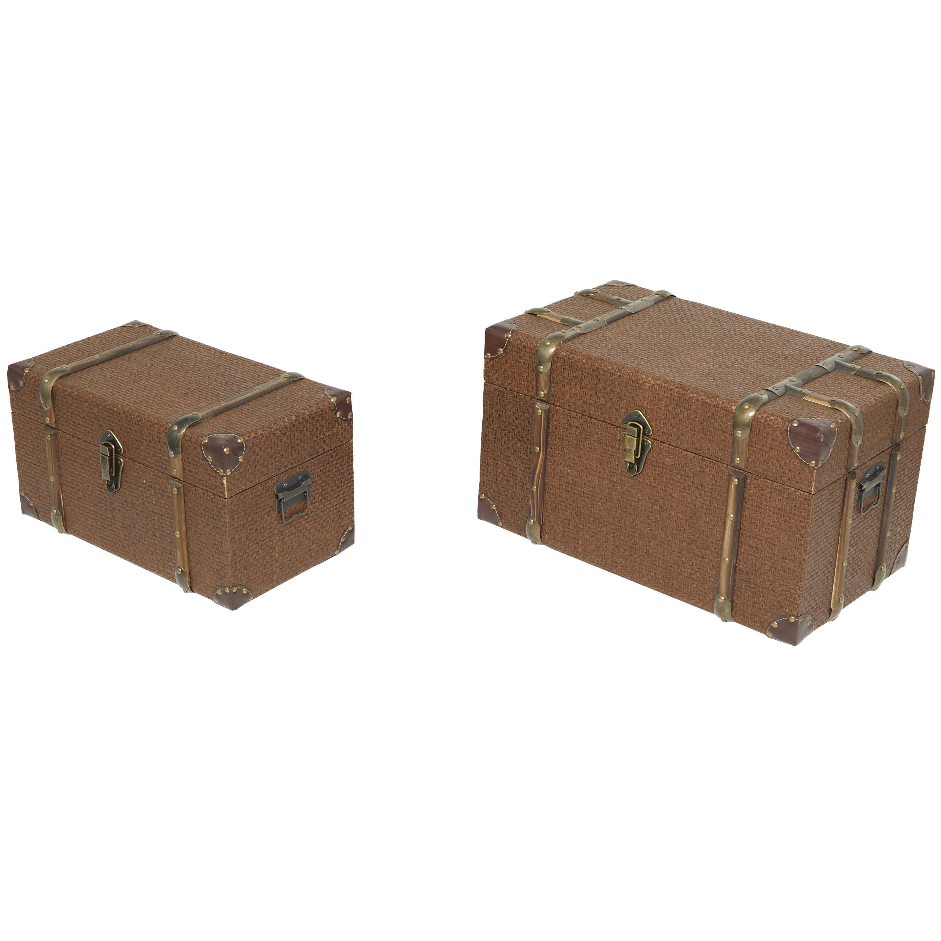 Bayberry Lane Decorative Trunk Box, , large