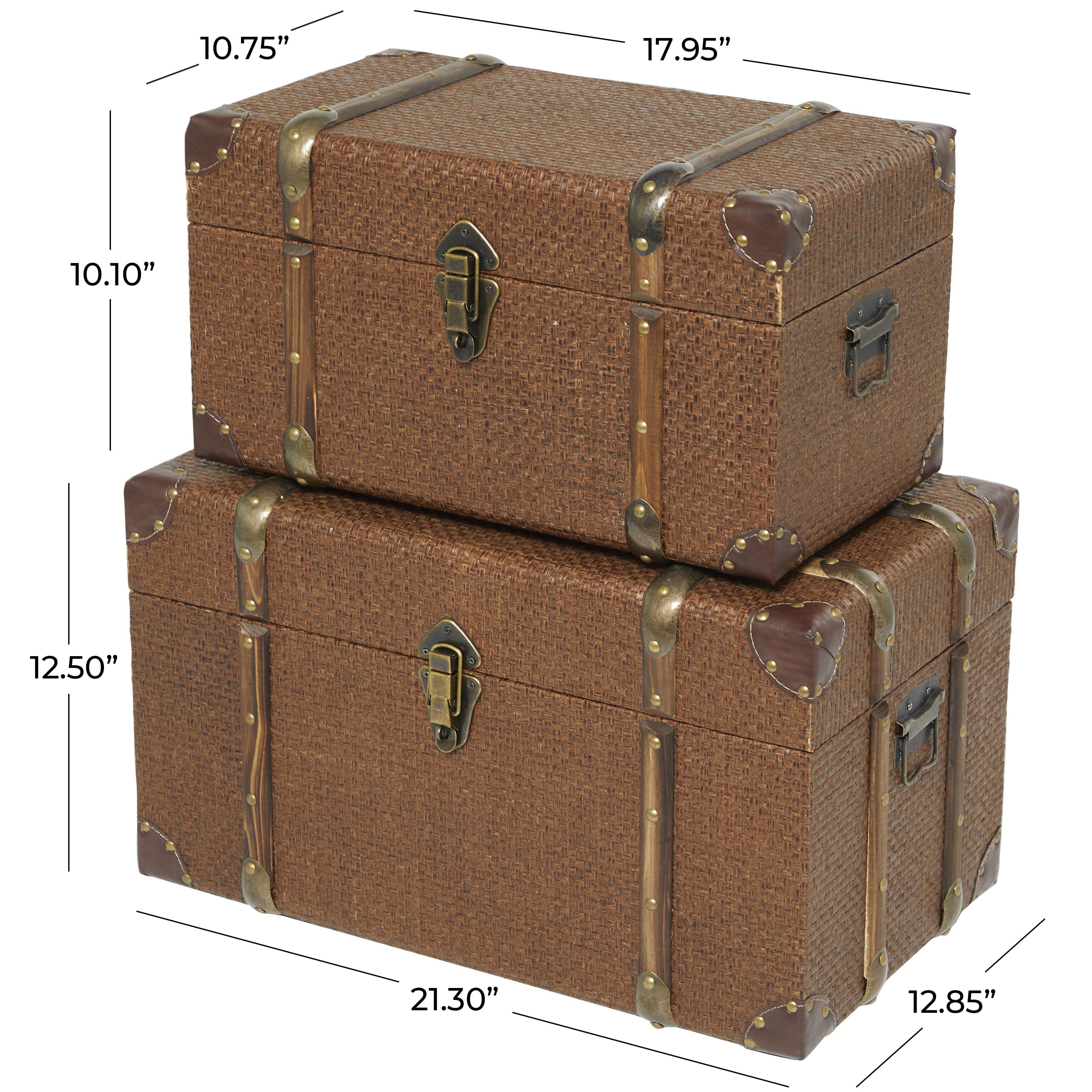 Bayberry Lane Decorative Trunk Box, , large