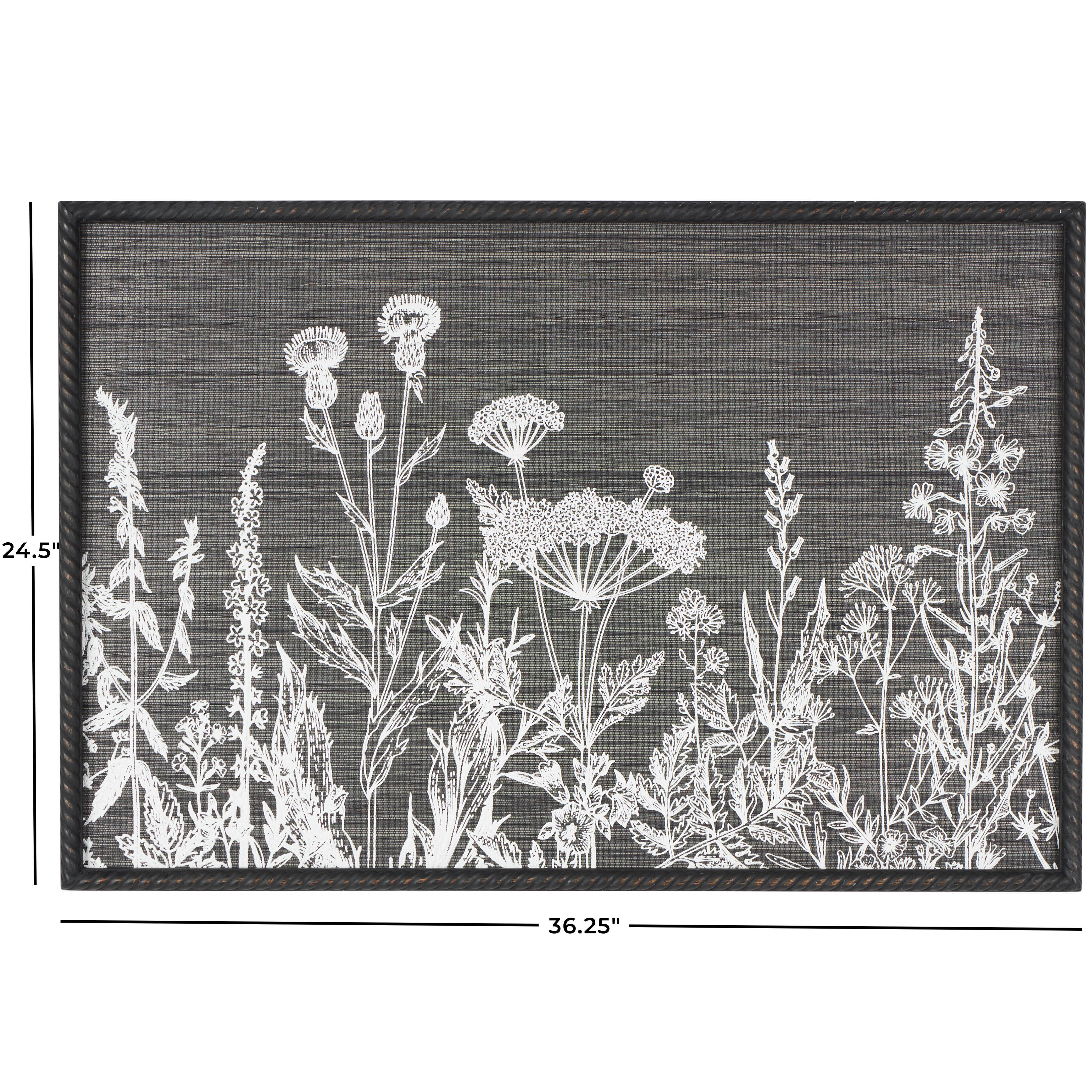 Bayberry Lane Floral Wall Art 36" x 25", , large