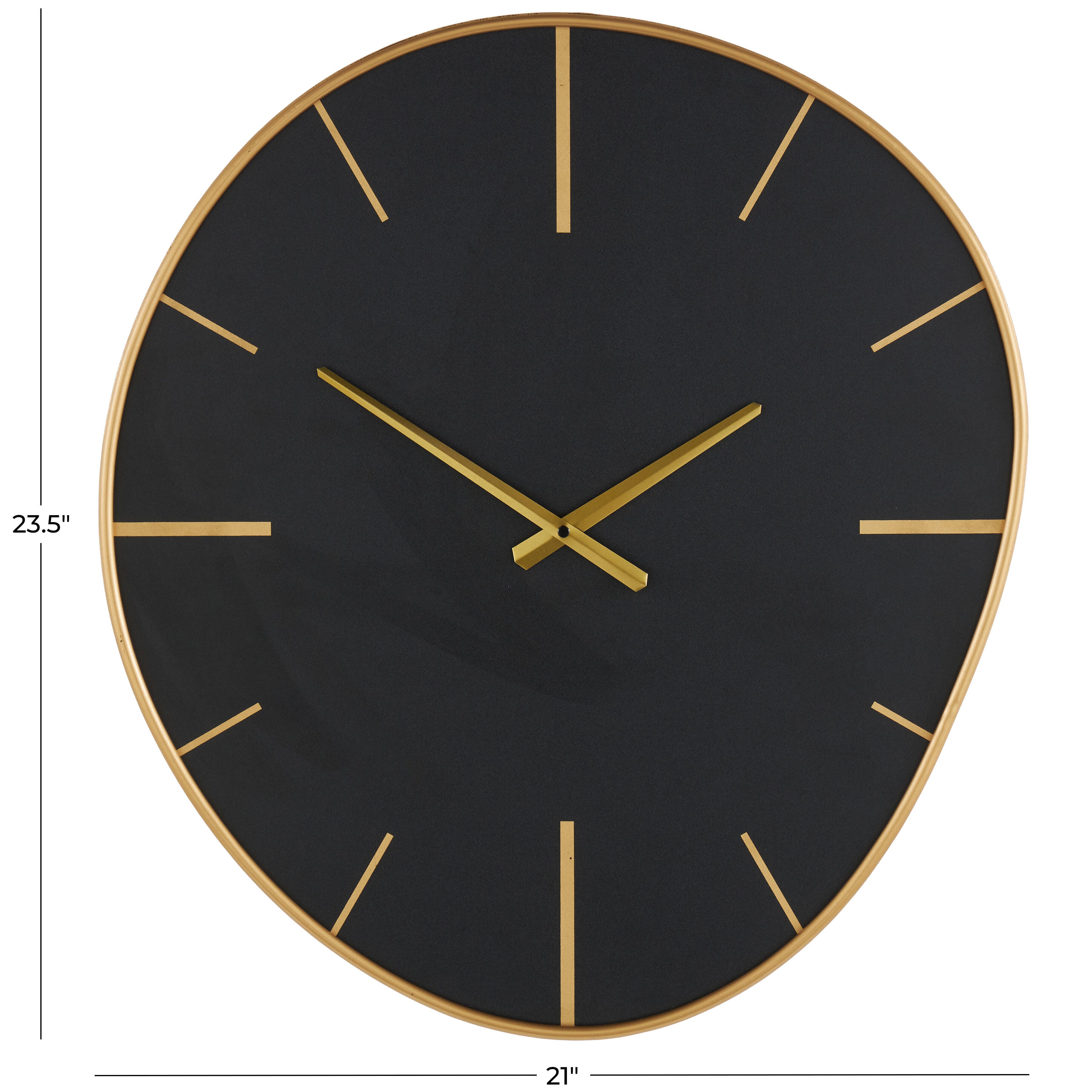 Bayberry Lane Wavy Wall Clock, , large