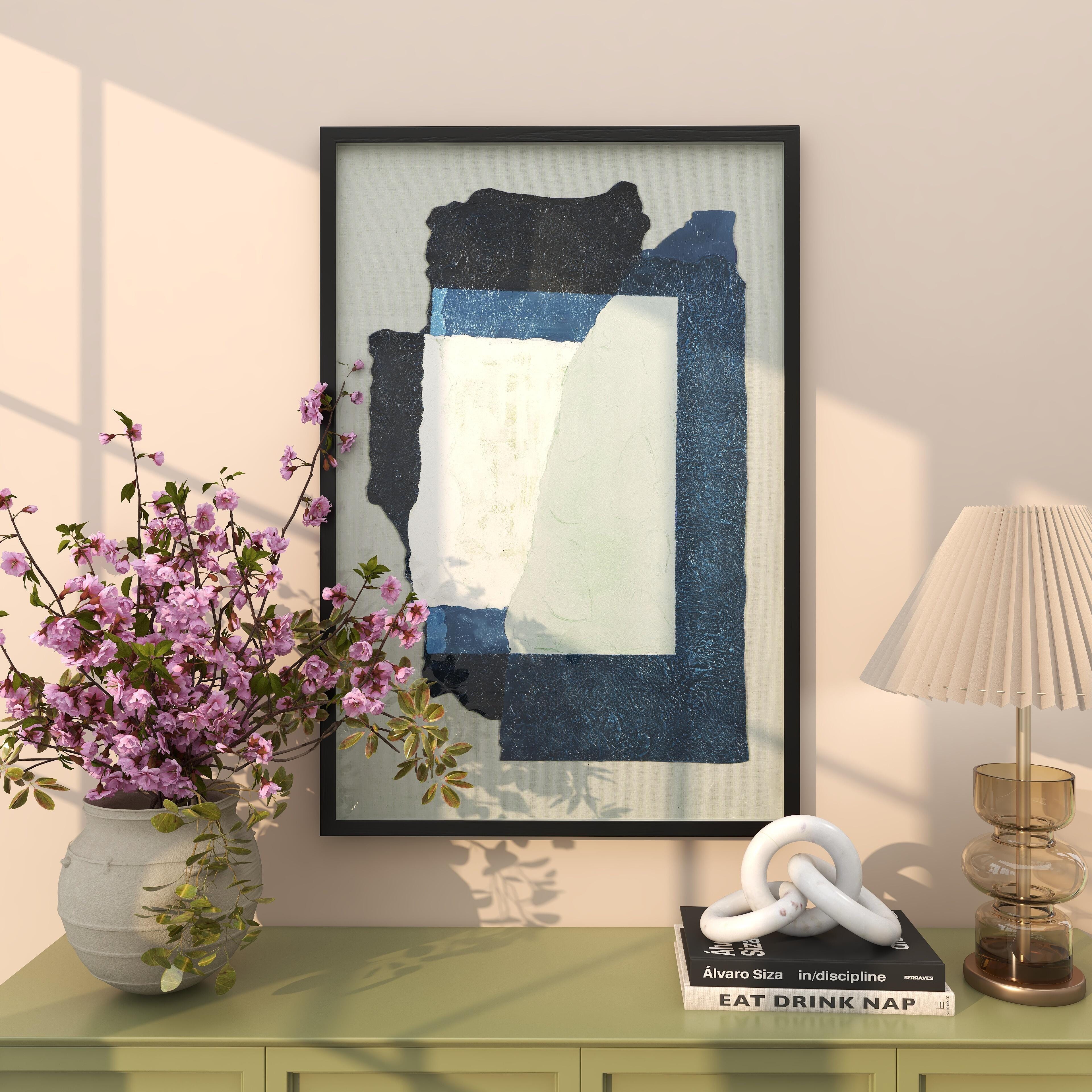 Bayberry Lane Abstract Layered 3D Wall Art 24" x 36", , large