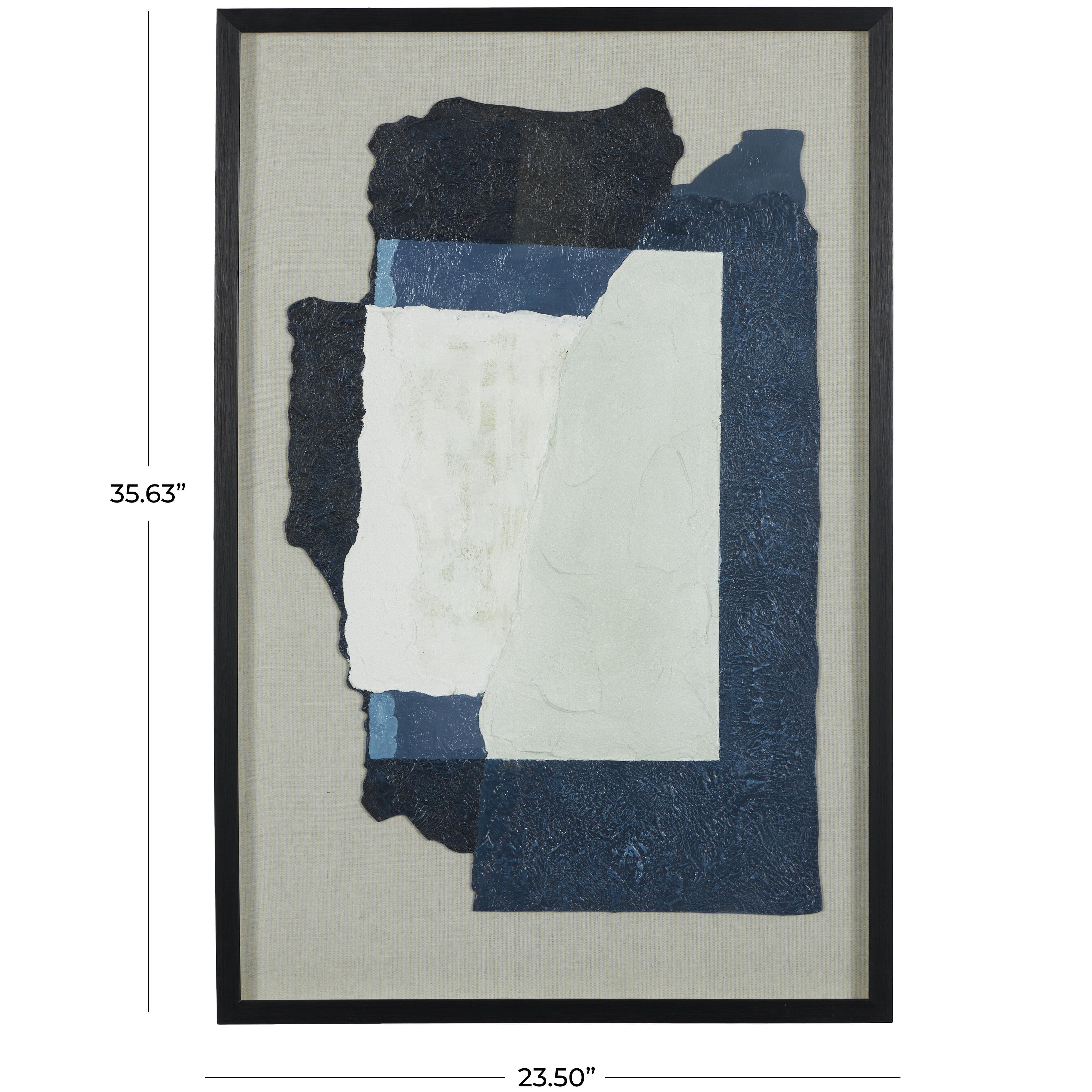 Bayberry Lane Abstract Layered 3D Wall Art 24" x 36", , large