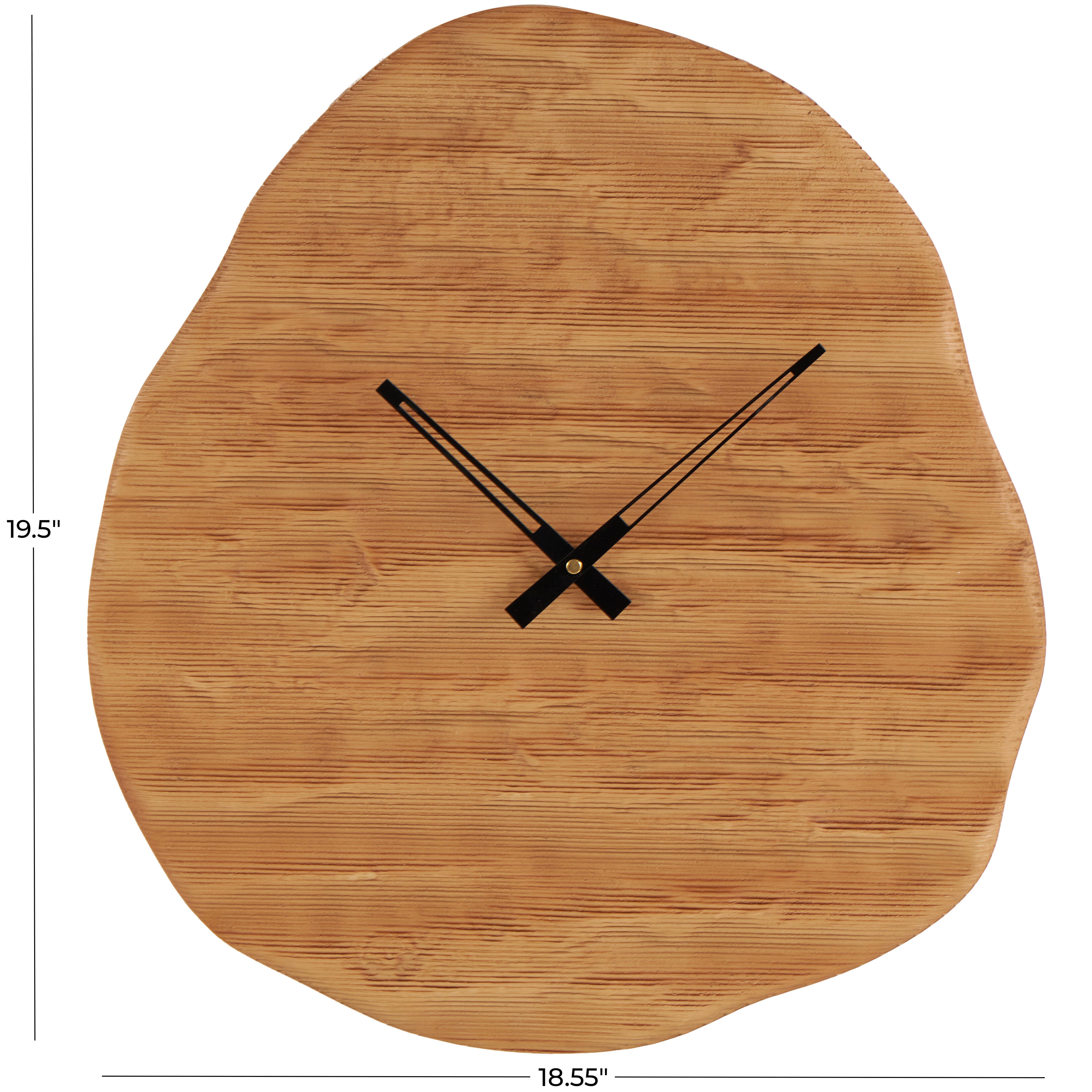 Bayberry Lane Wavy Decorative Wall Clock, , large