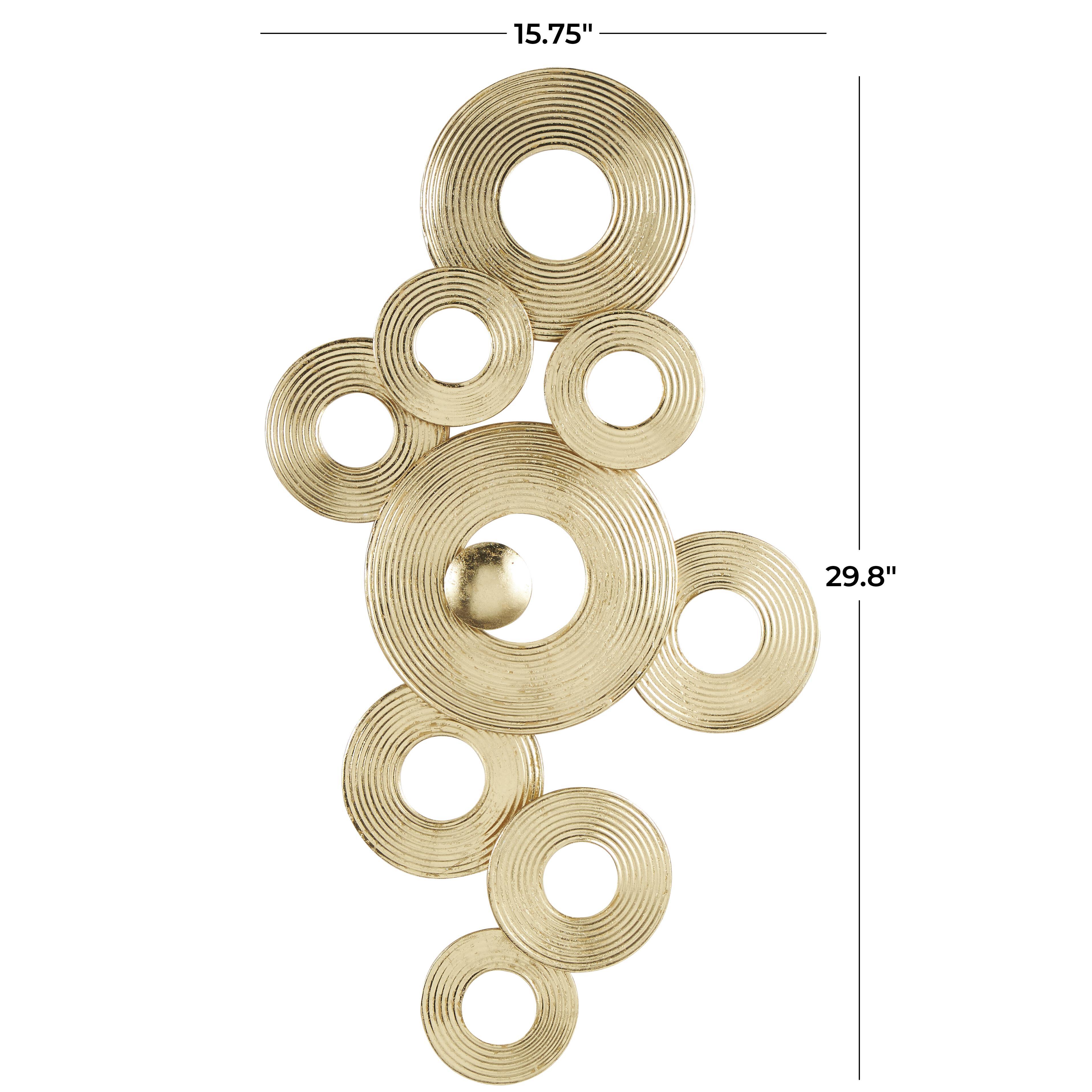 Bayberry Lane Stacked Ring Wall Decor, , large