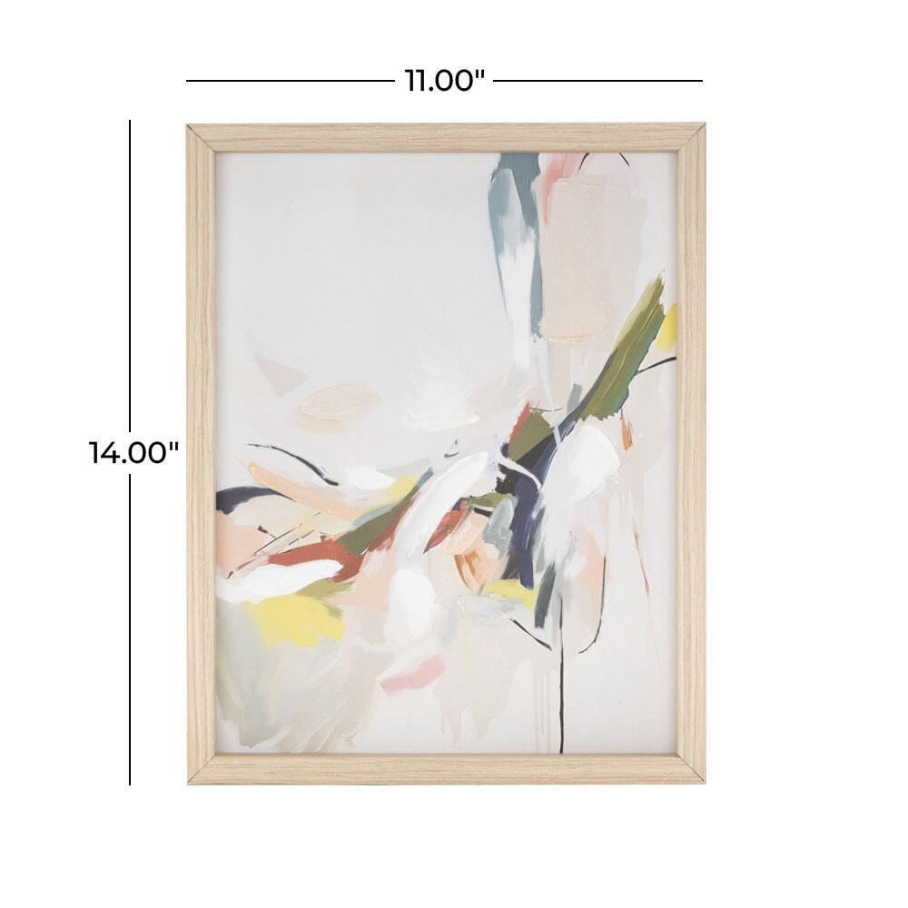 Bayberry Lane Abstract Living Room Wall Art 14" x 11", , large