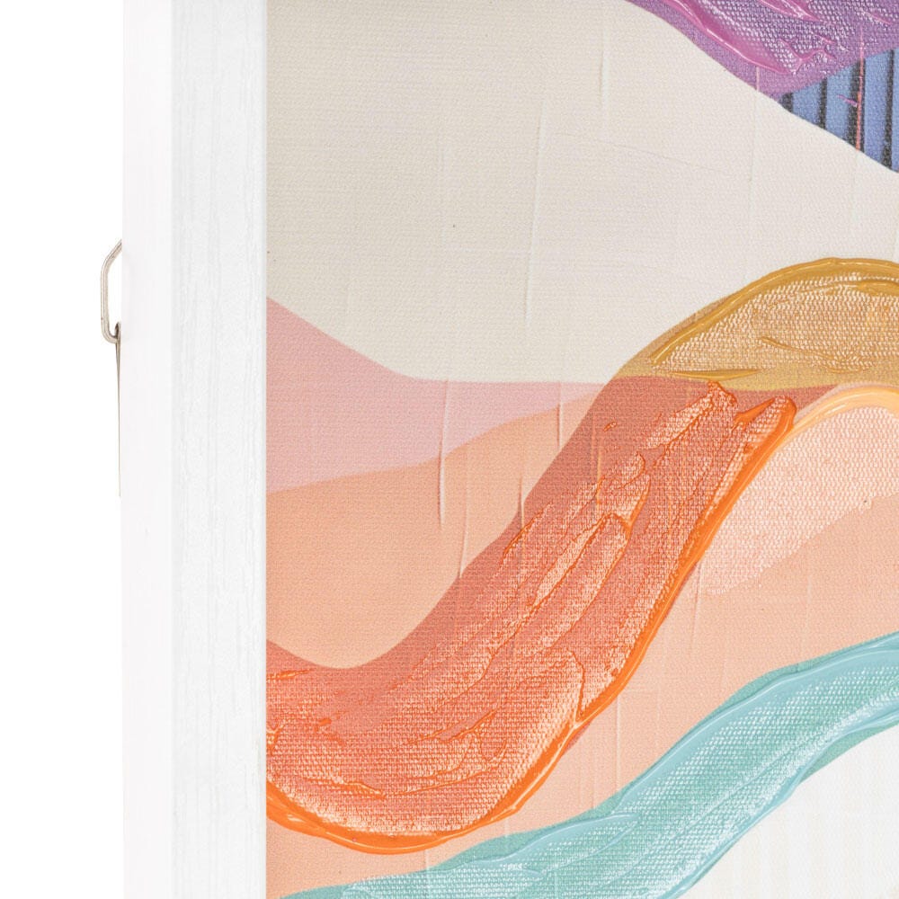 Bayberry Lane Decorative Wavy Wall Art 11" x 14", , large