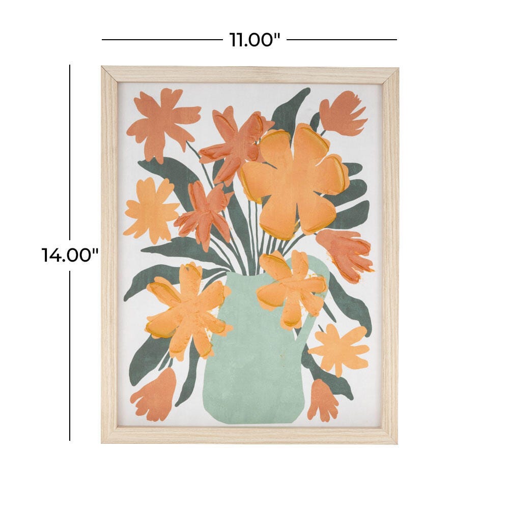 Bayberry Lane Floral Wall Art 14" x 11", , large