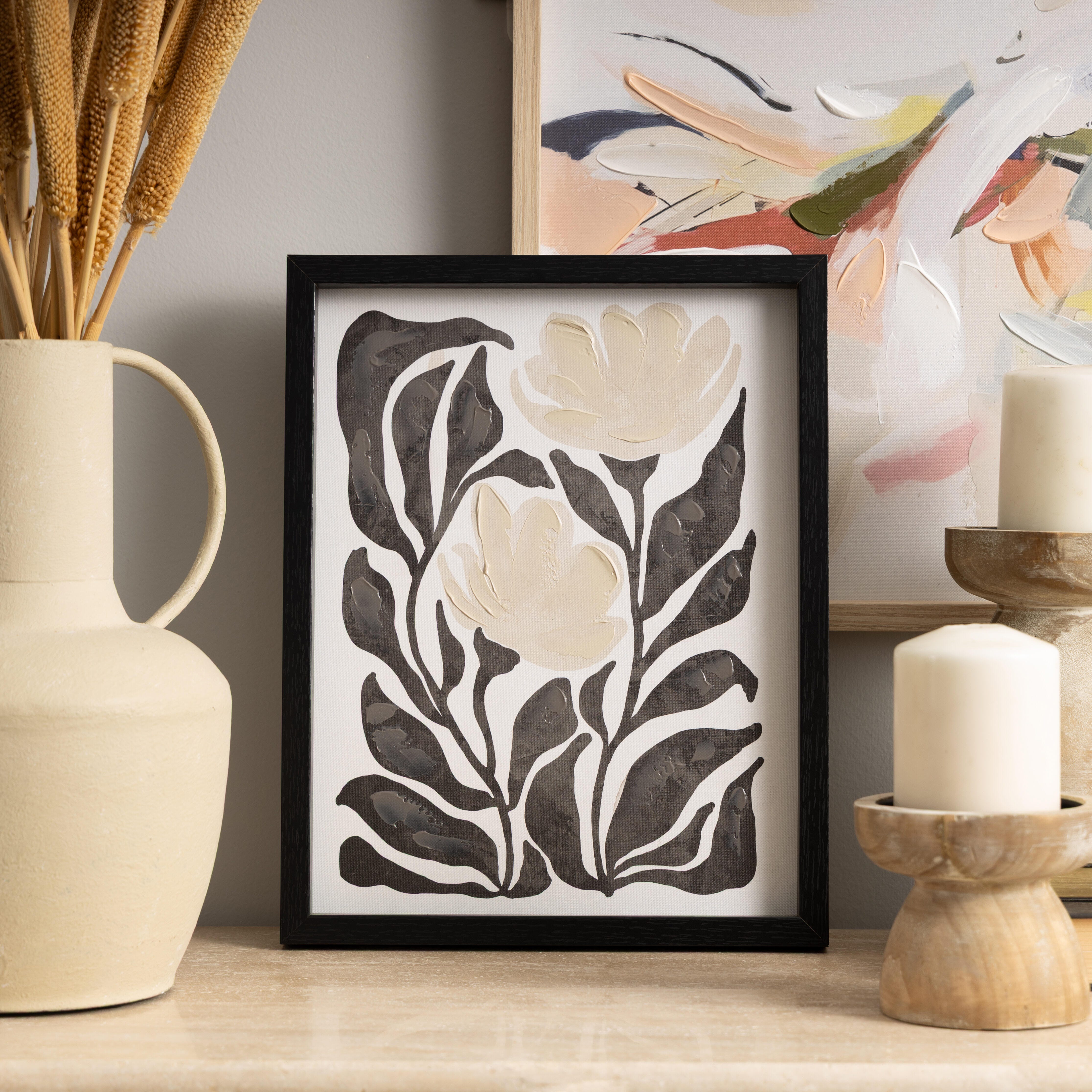 Bayberry Lane Floral Framed Wall Art 14" x 11", , rollover