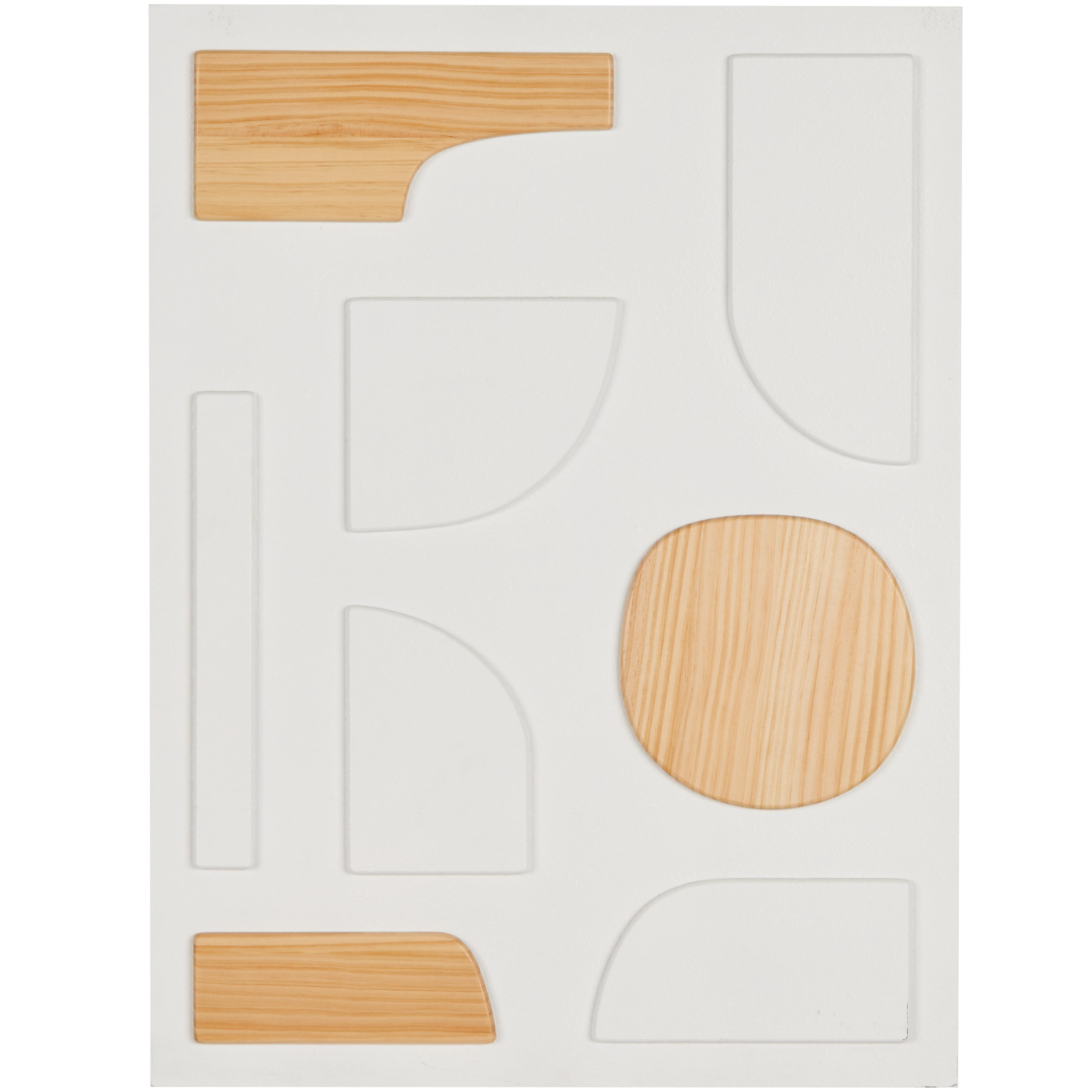 Bayberry Lane Dimensional Art Deco Shapes Wall Decor, , large