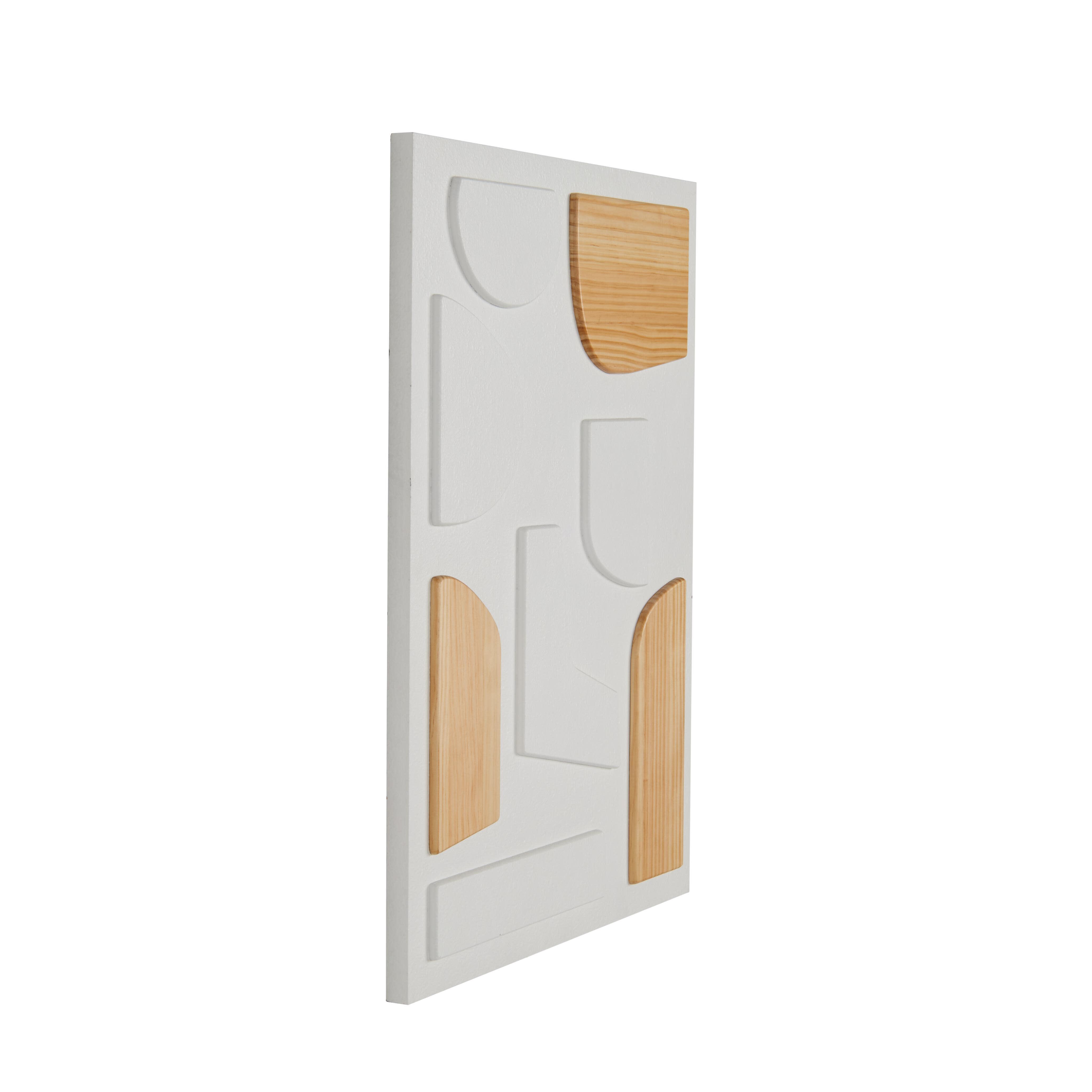 Bayberry Lane Geometric Dimensional Art Deco Shapes Wall Decor, , large
