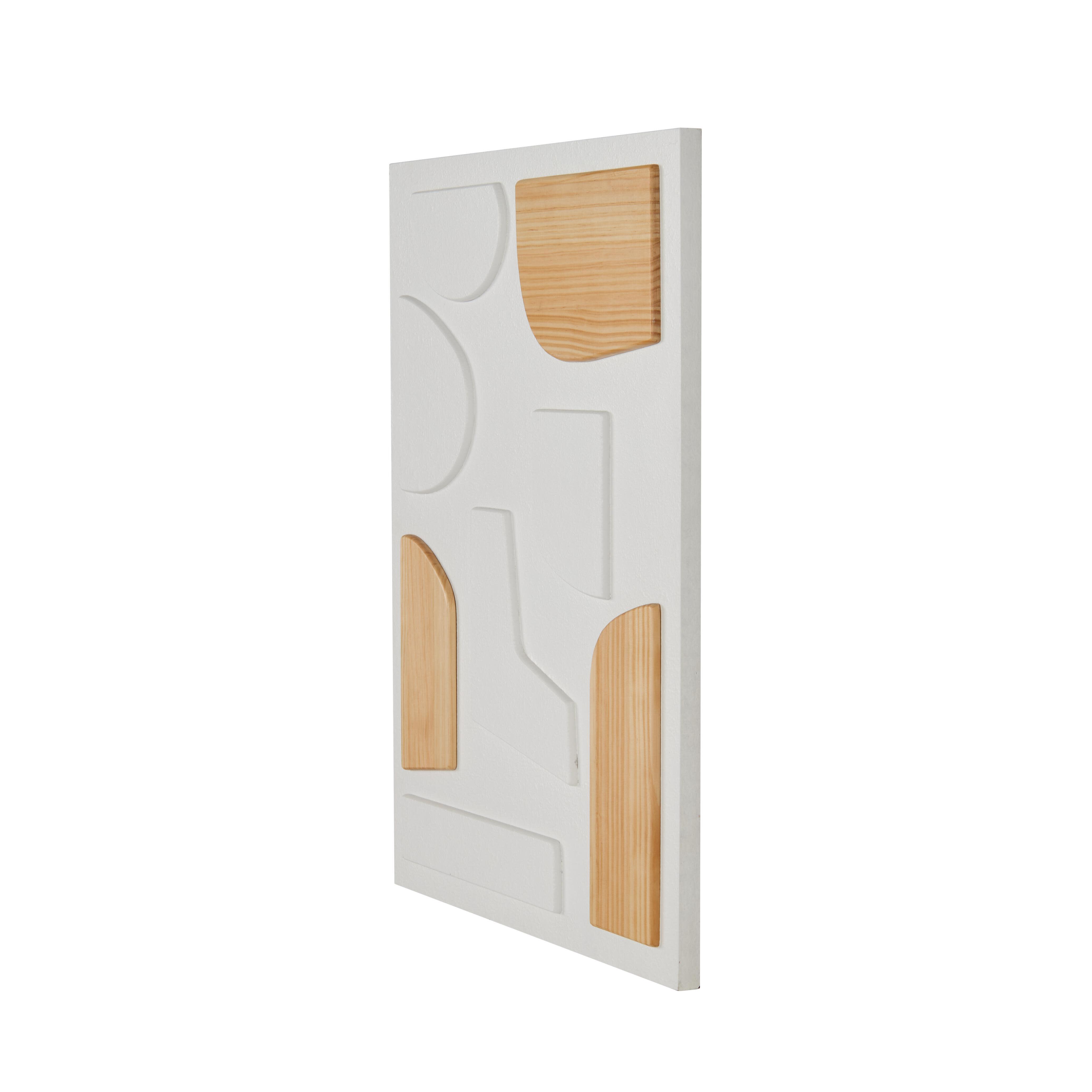 Bayberry Lane Geometric Dimensional Art Deco Shapes Wall Decor, , large