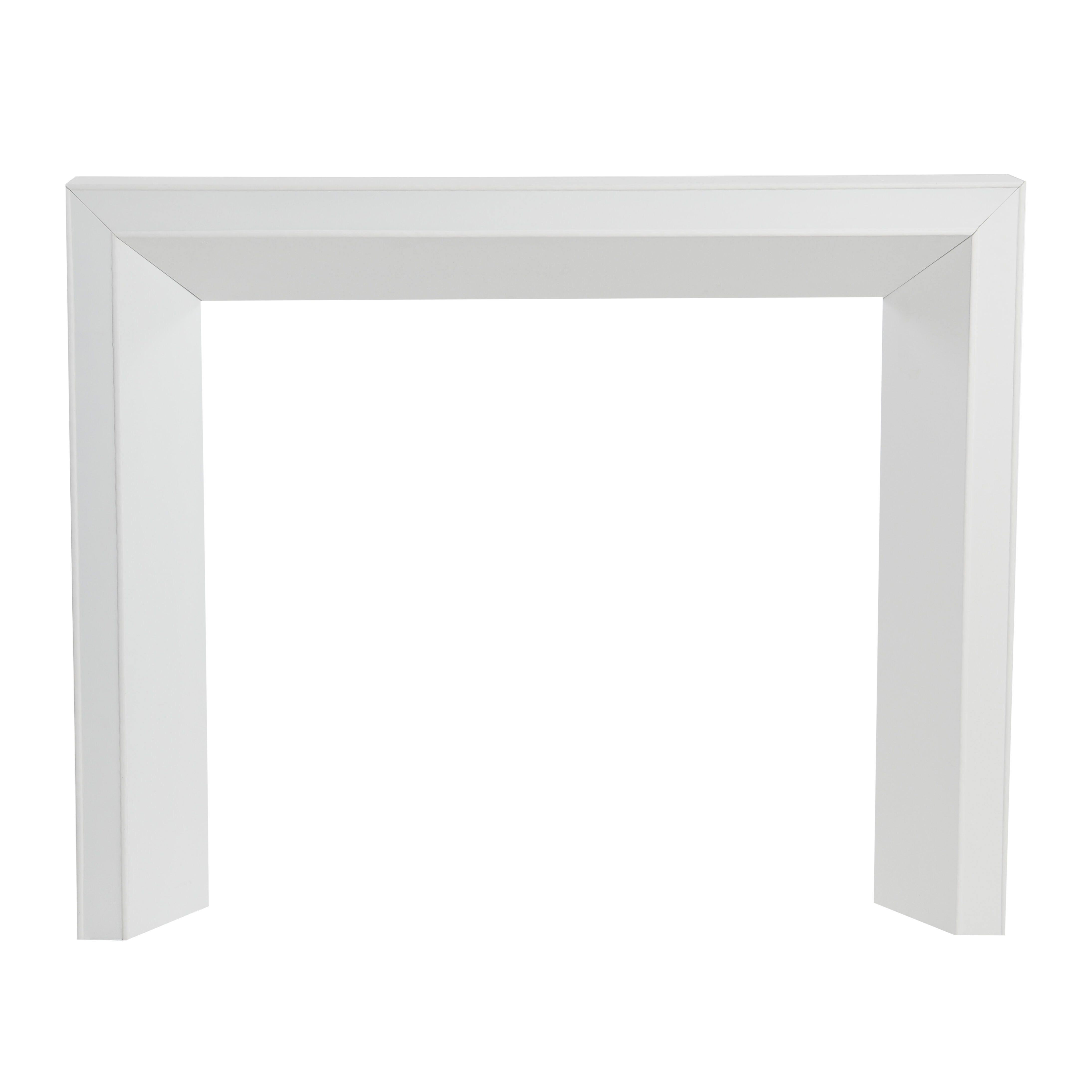 Storied Home 60" Decorative Fireplace Mantel, White, large