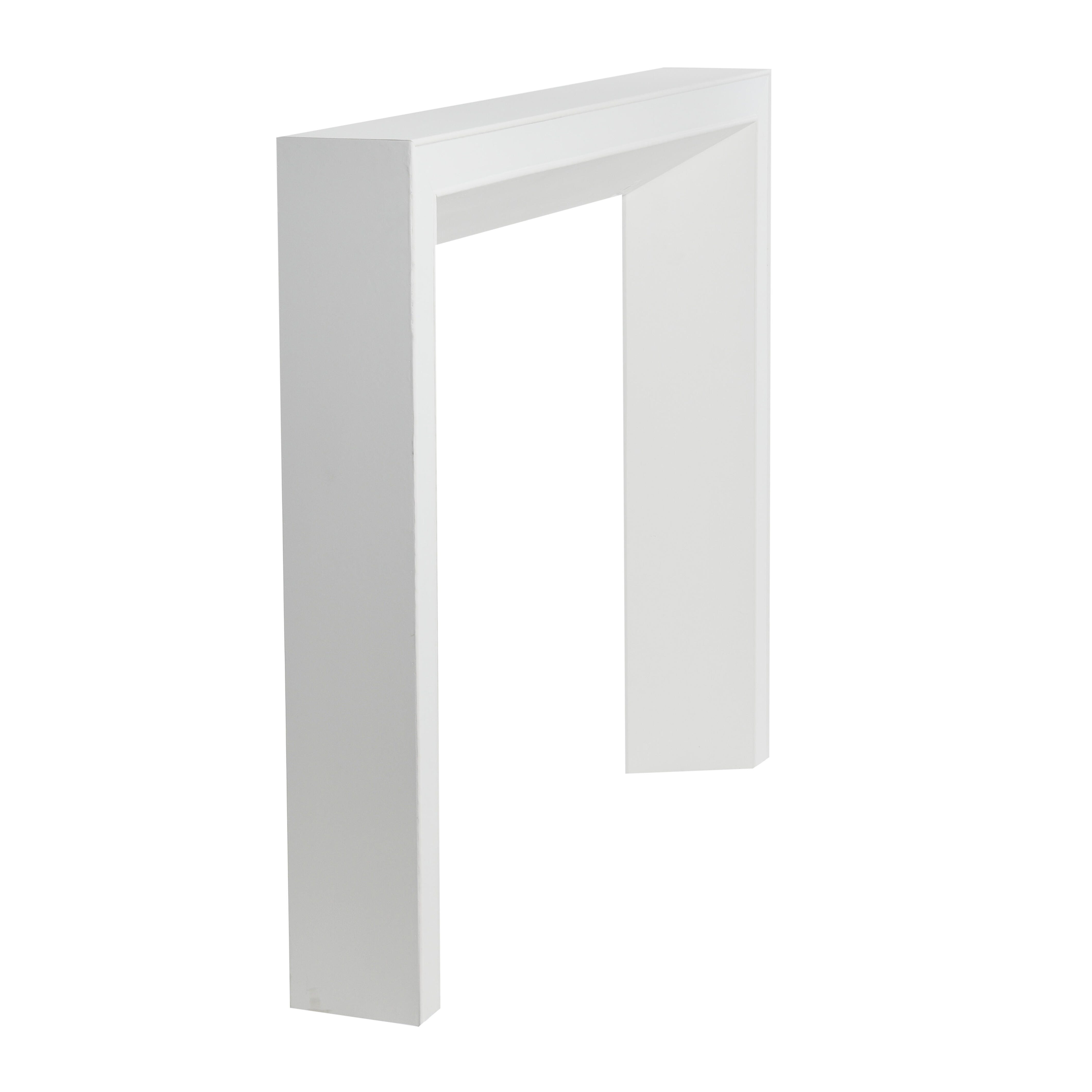 Storied Home 60" Decorative Fireplace Mantel, White, large