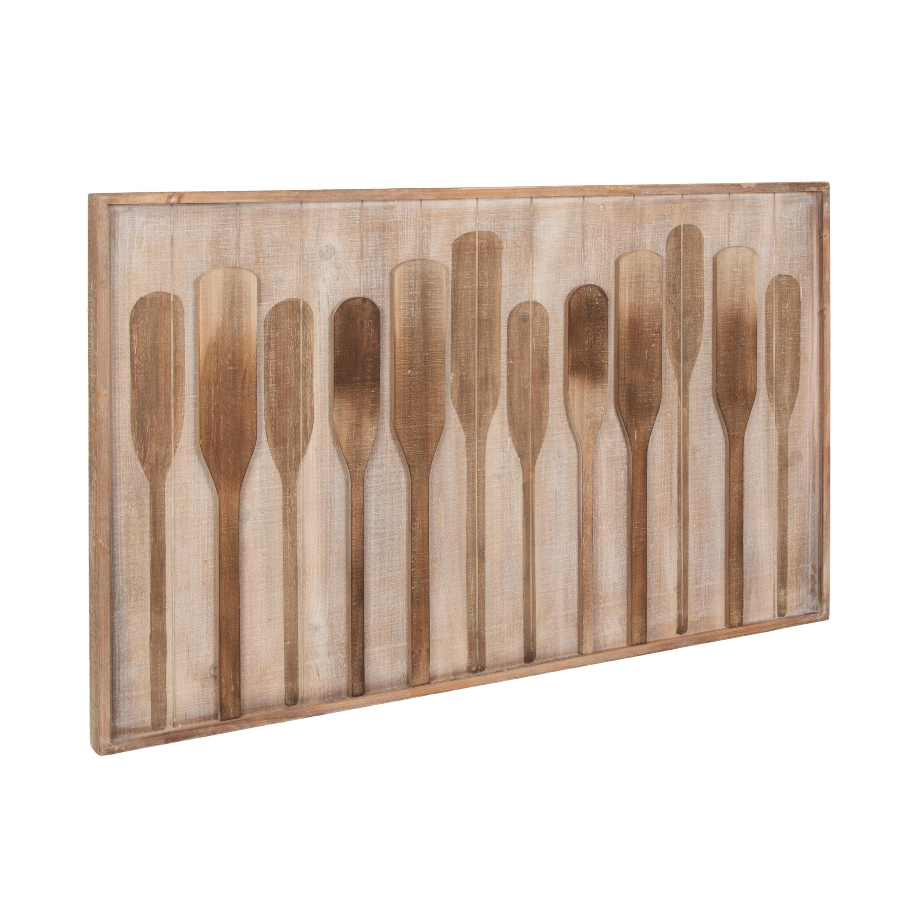 Storied Home Raised Paddles Wall Decor, , large
