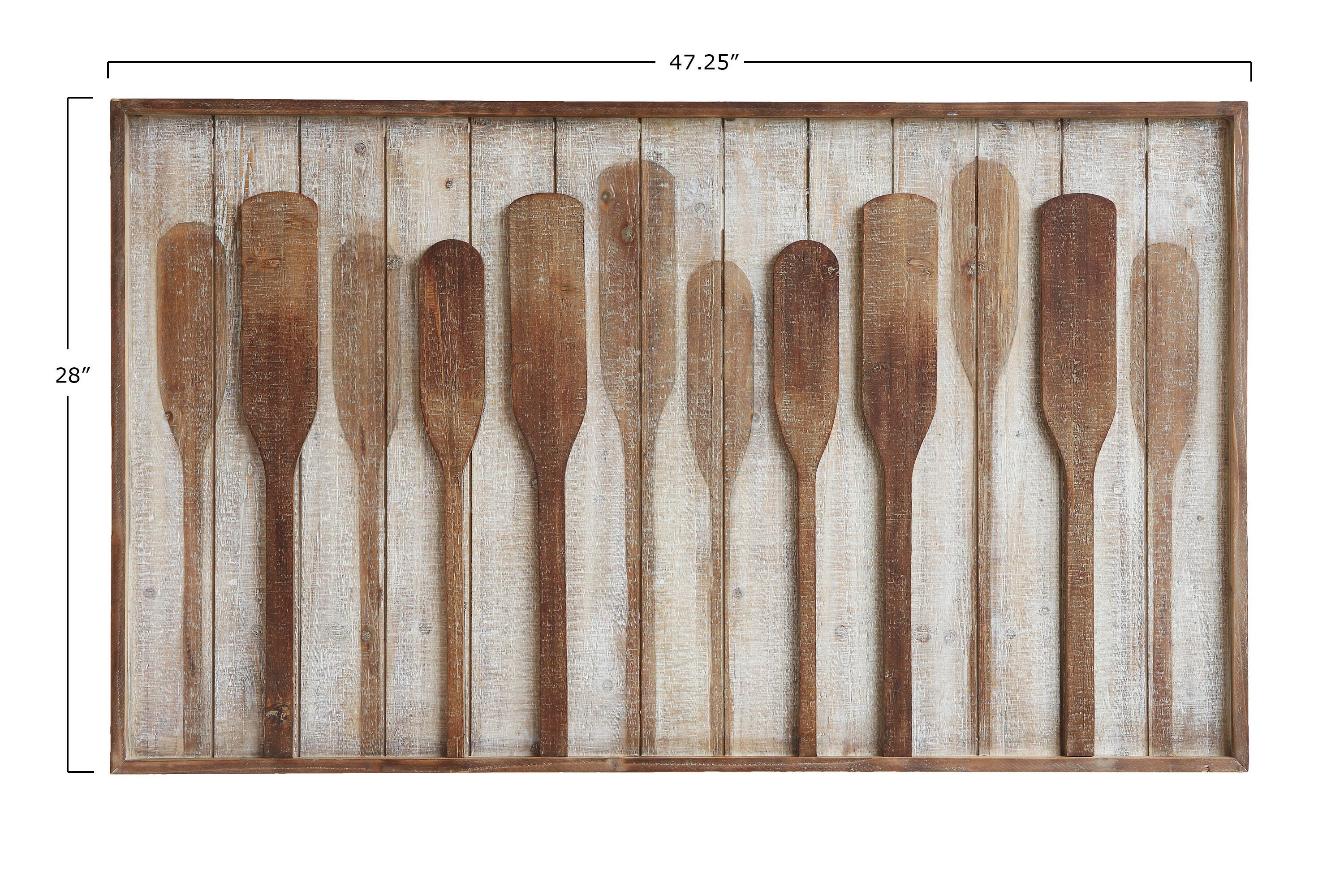 Storied Home Raised Paddles Wall Decor, , large