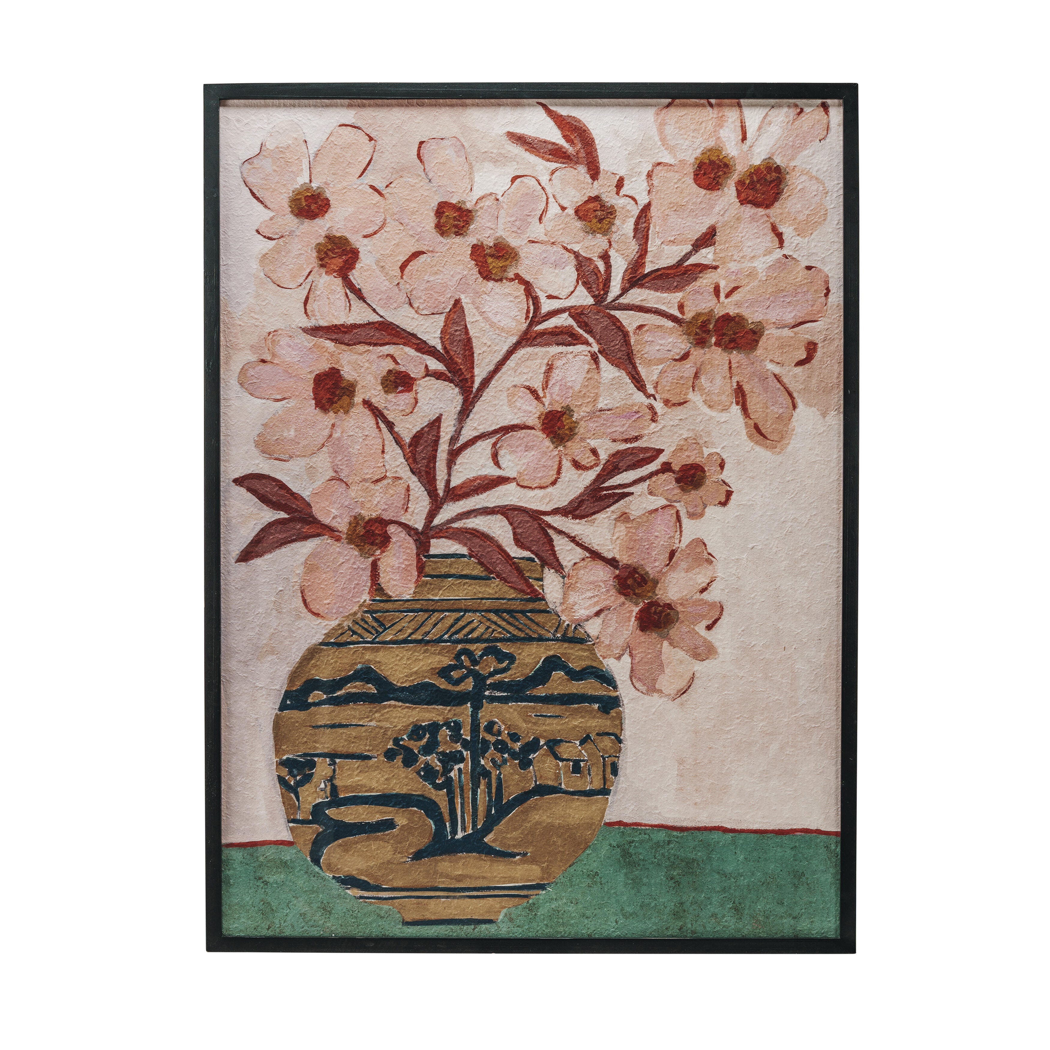 Storied Home Floral Vase Wall Decor, , large