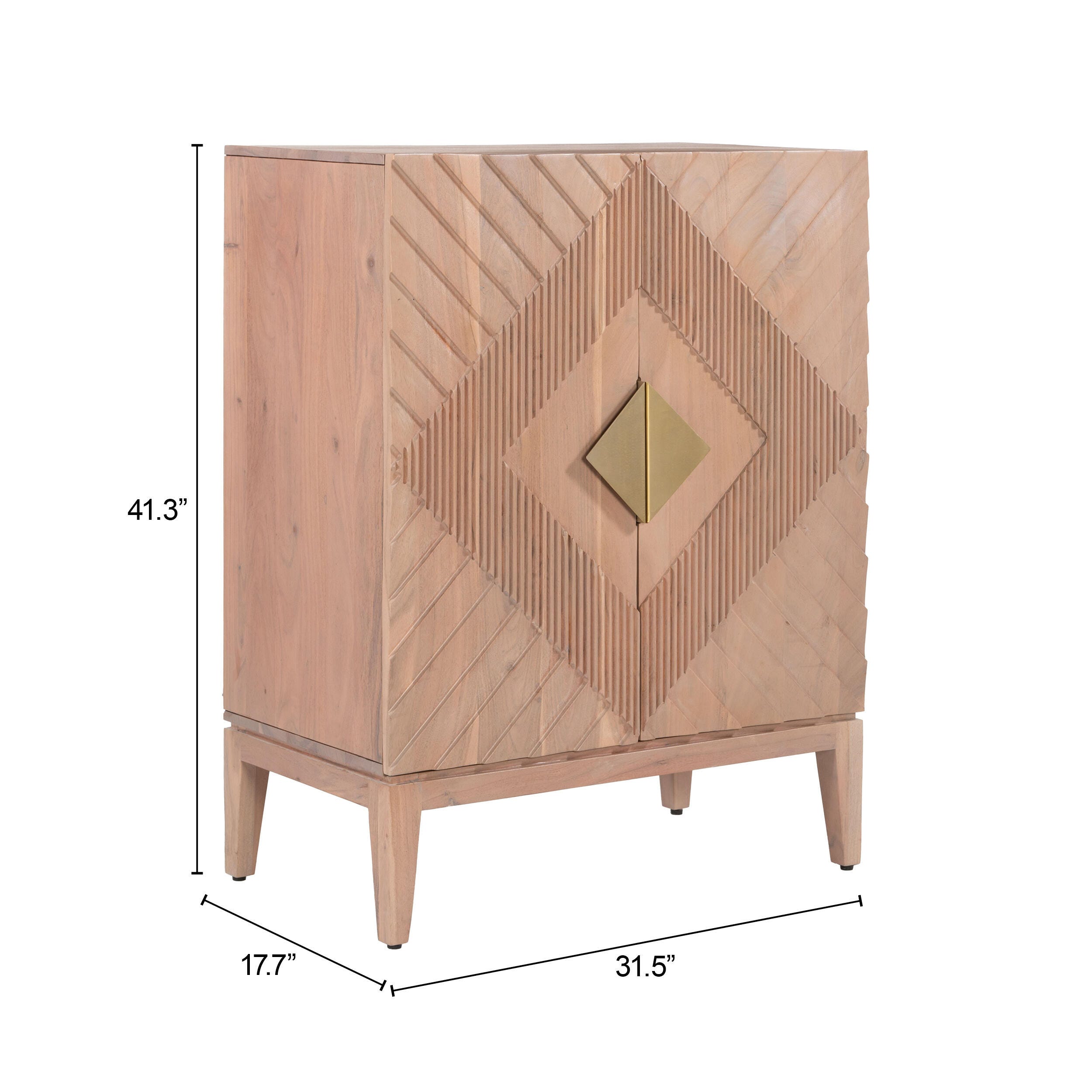 Erika Home Hira 31" Accent Cabinet, , large