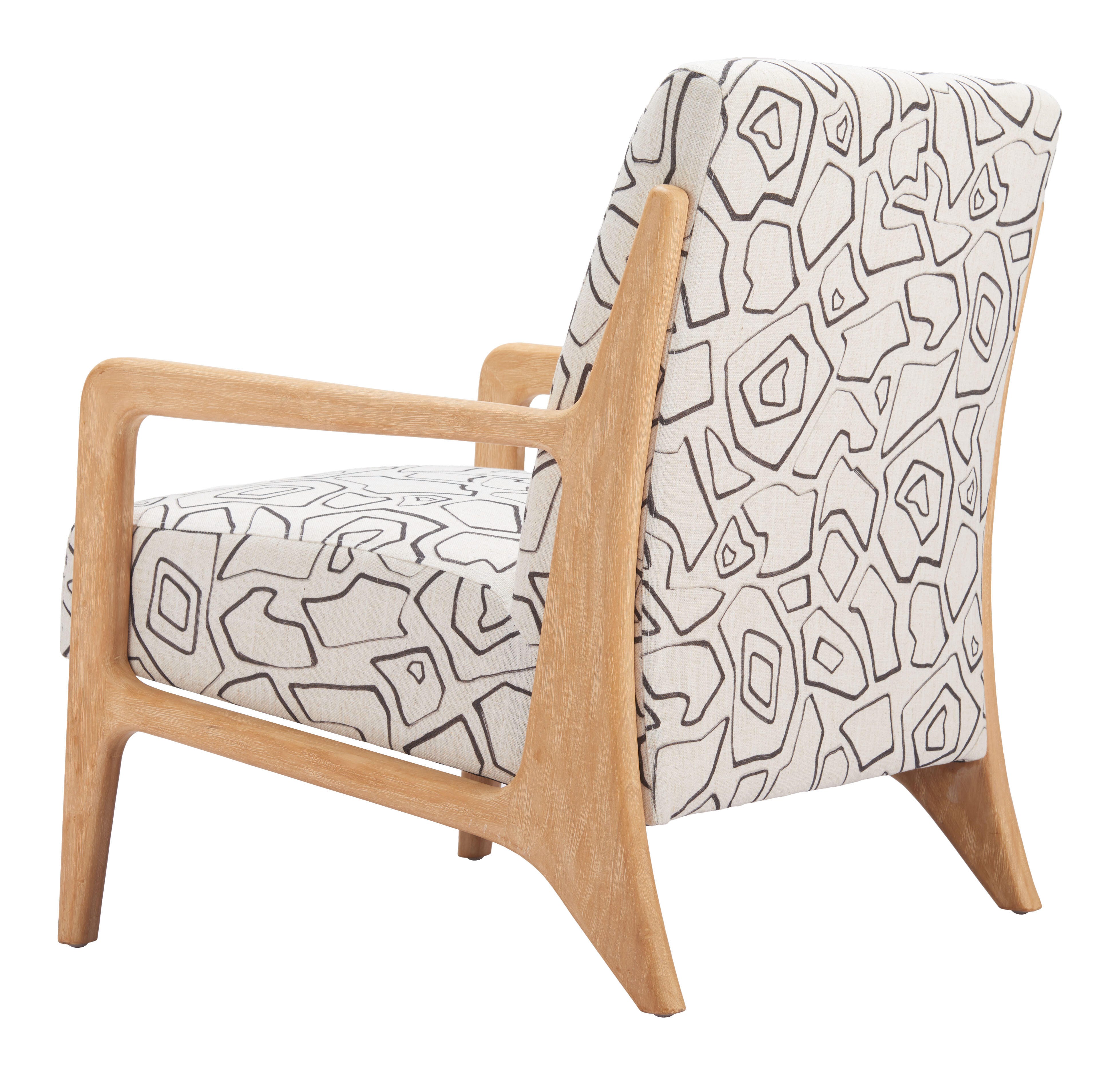 Erika Home Runa Accent Chair, Beige/Natural, large