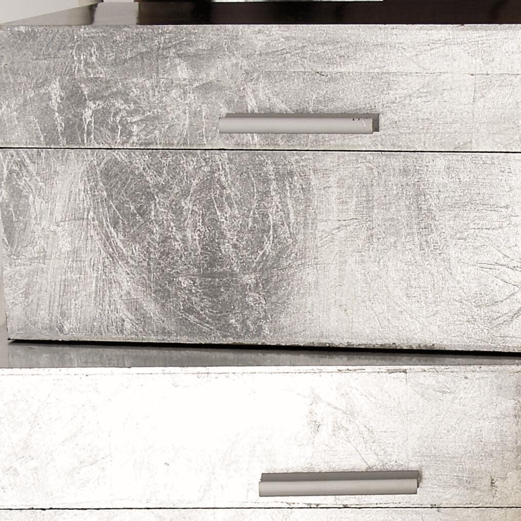CosmoLiving by Cosmopolitan Decorative Box (Set Of 2), Silver, large