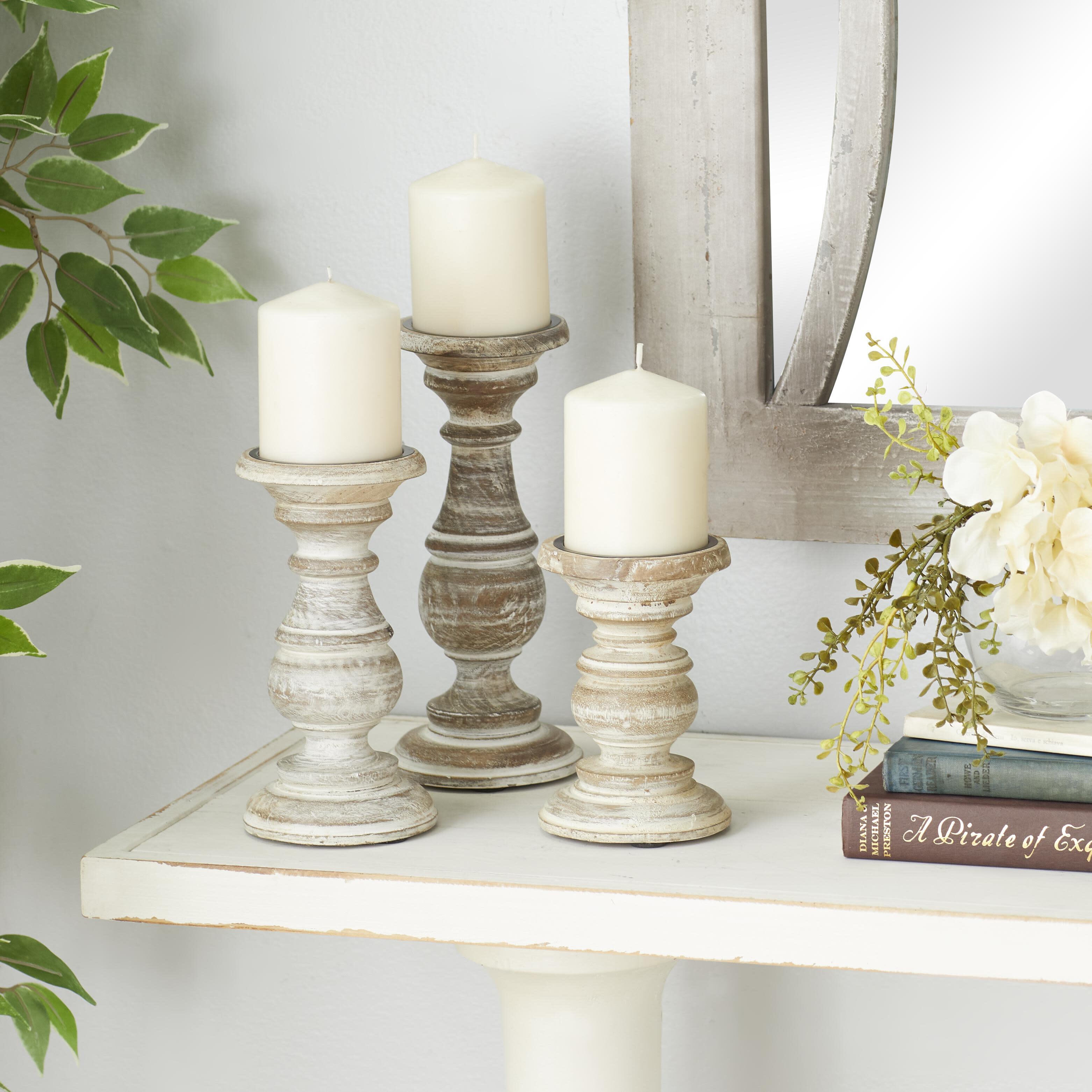Bayberry Lane Solid Candle Holder (Set Of 3), , rollover