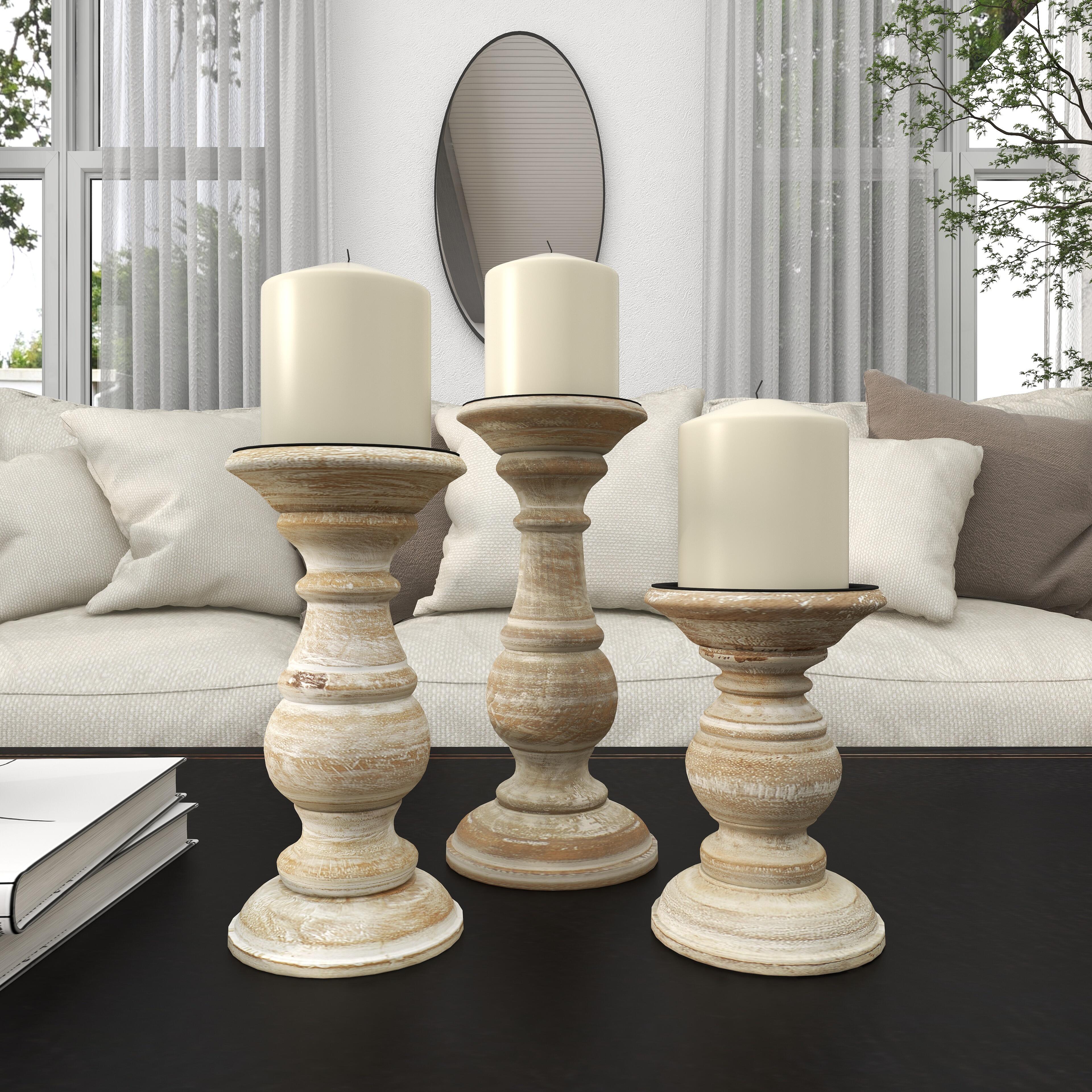 Bayberry Lane Solid Candle Holder (Set Of 3), , large