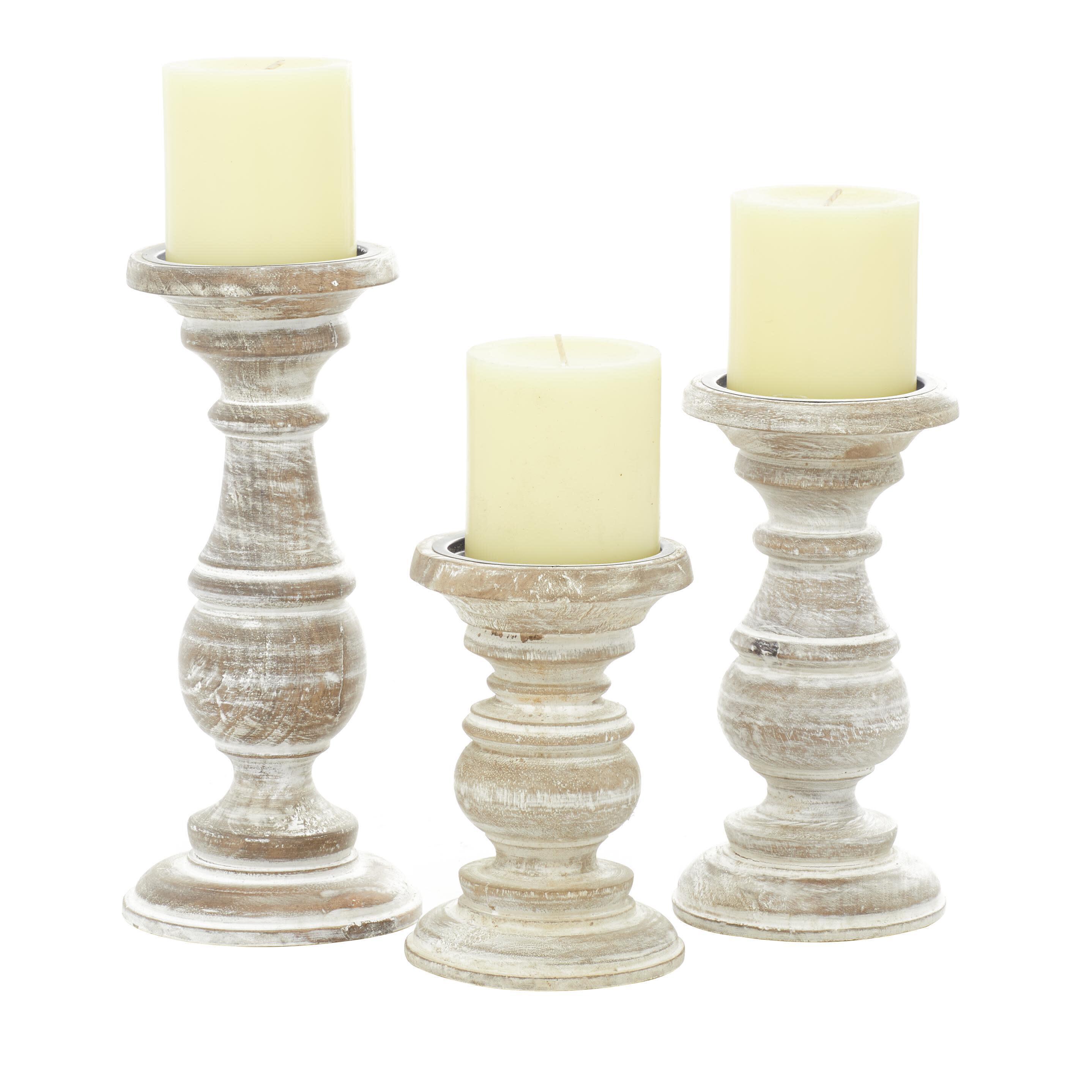 Bayberry Lane Solid Candle Holder (Set Of 3), , large