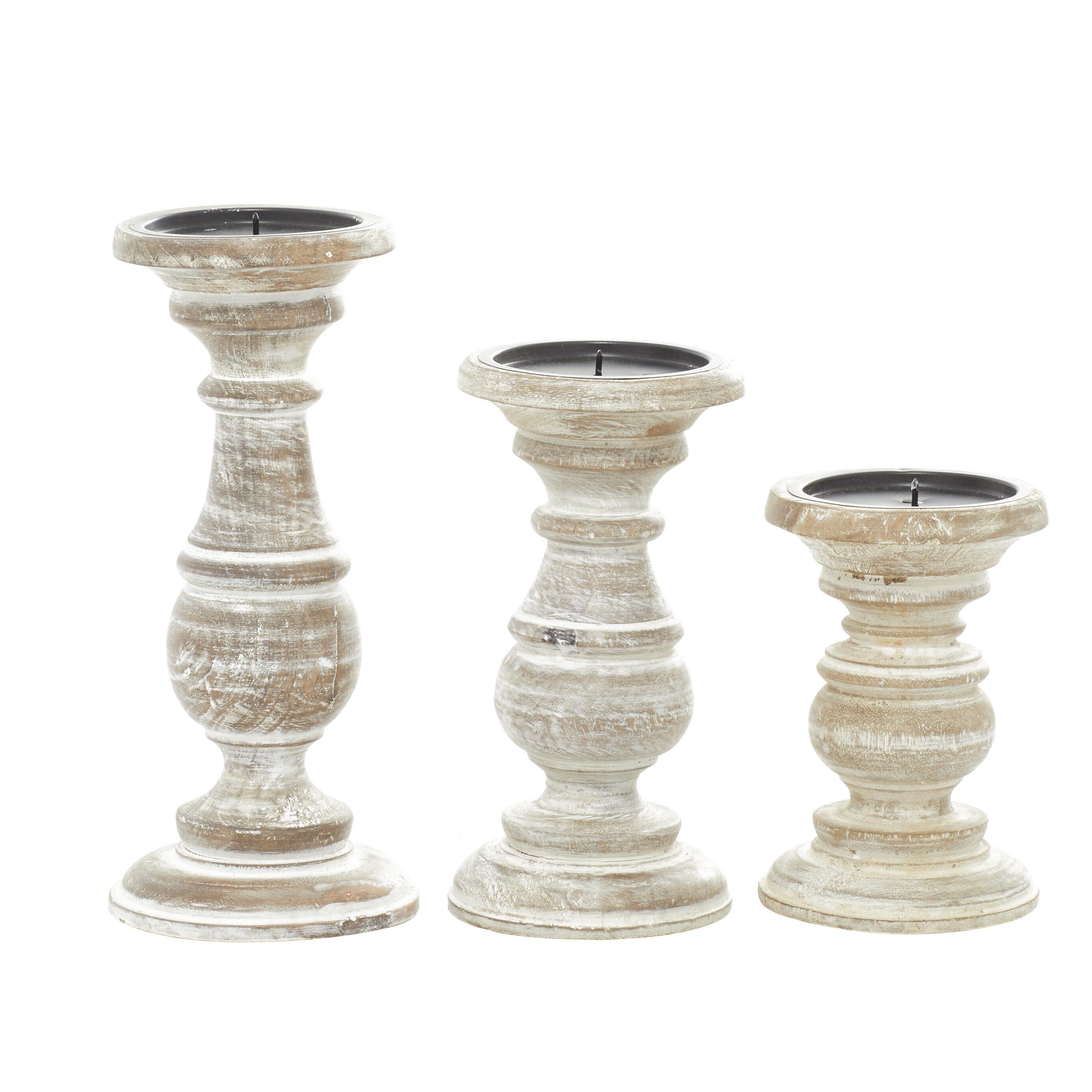 Bayberry Lane Solid Candle Holder (Set Of 3), , large