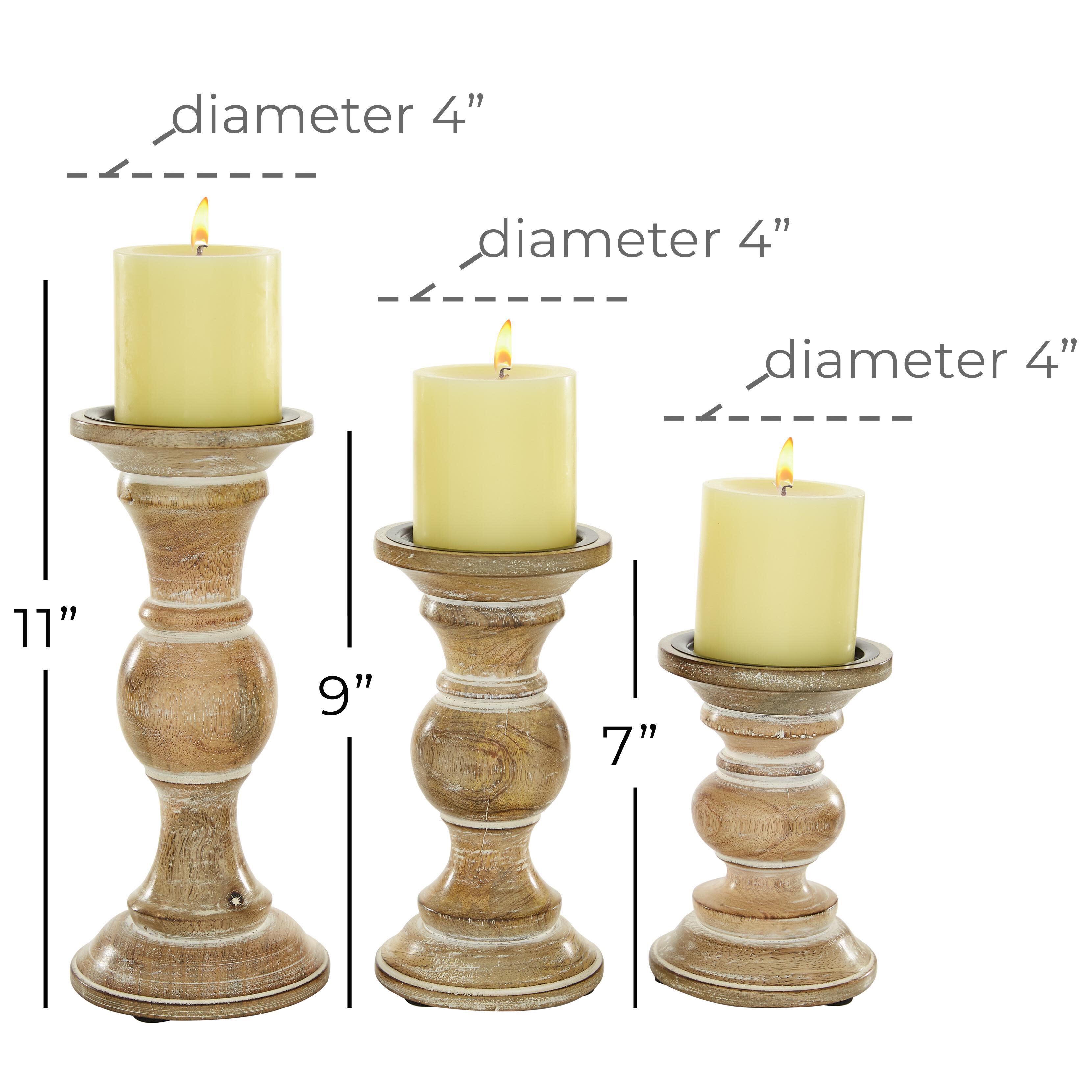Bayberry Lane Decorative Candle Holder (Set Of 3), , large