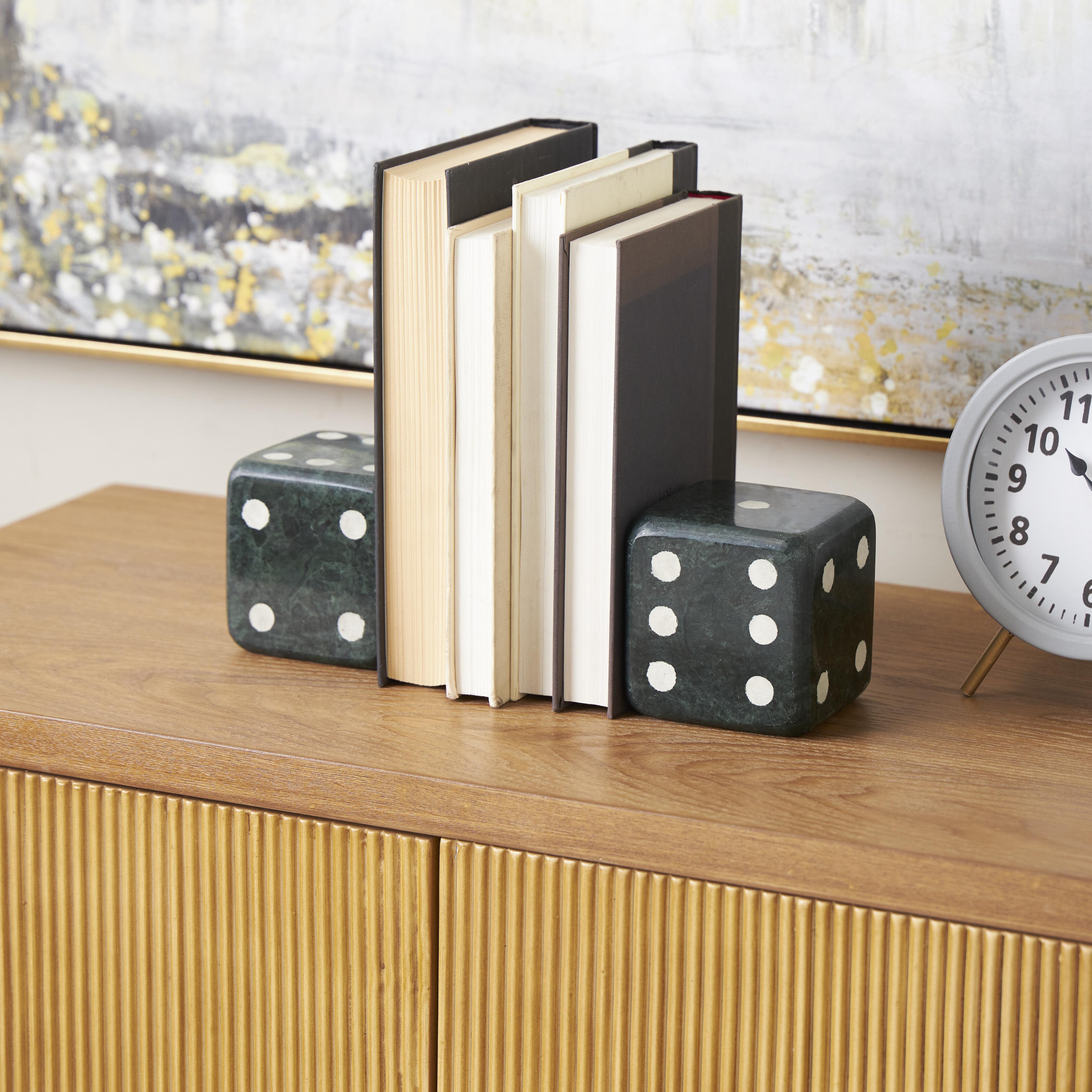 Bayberry Lane Dice Decorative Bookend (Set Of 2), , rollover