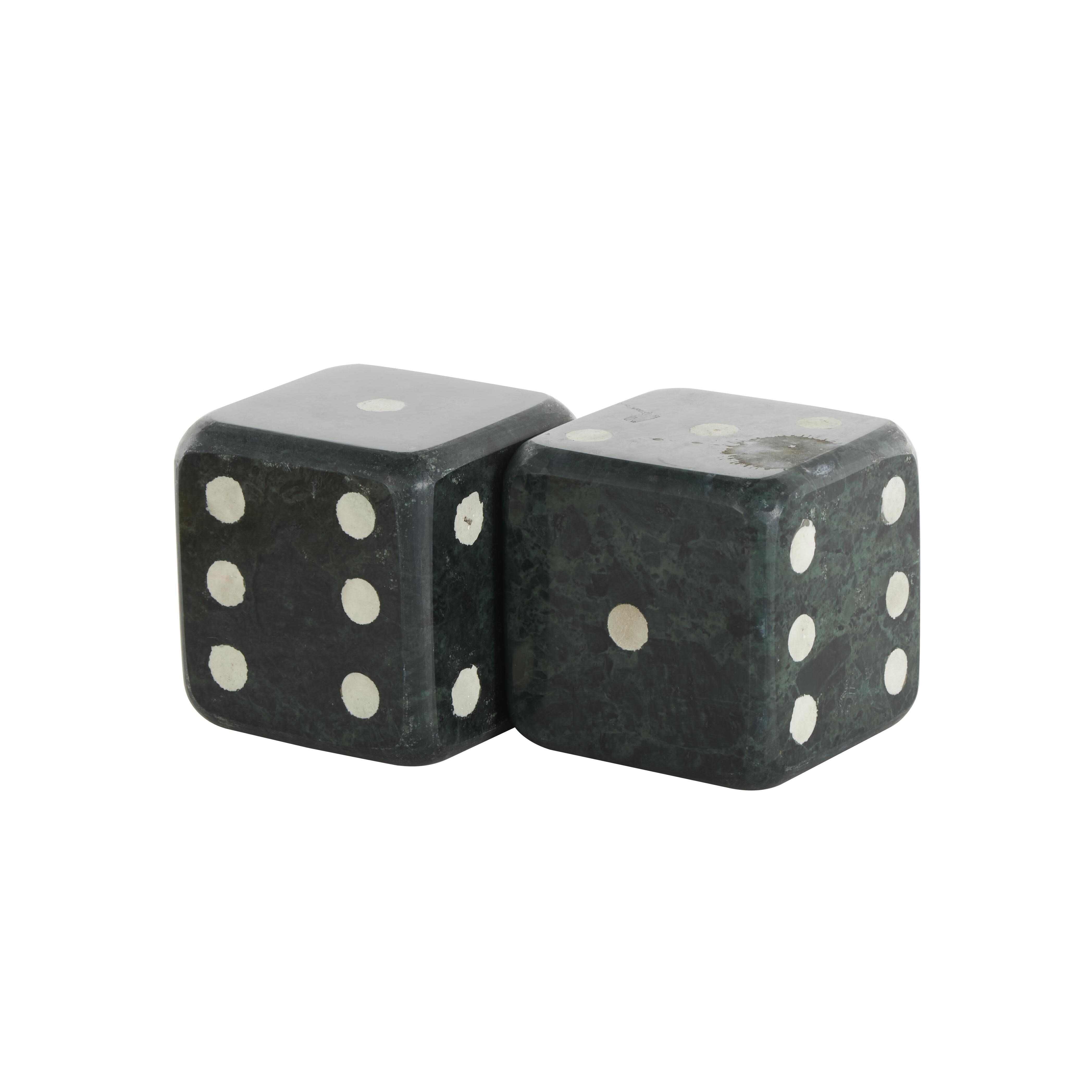 Bayberry Lane Dice Decorative Bookend (Set Of 2), , large