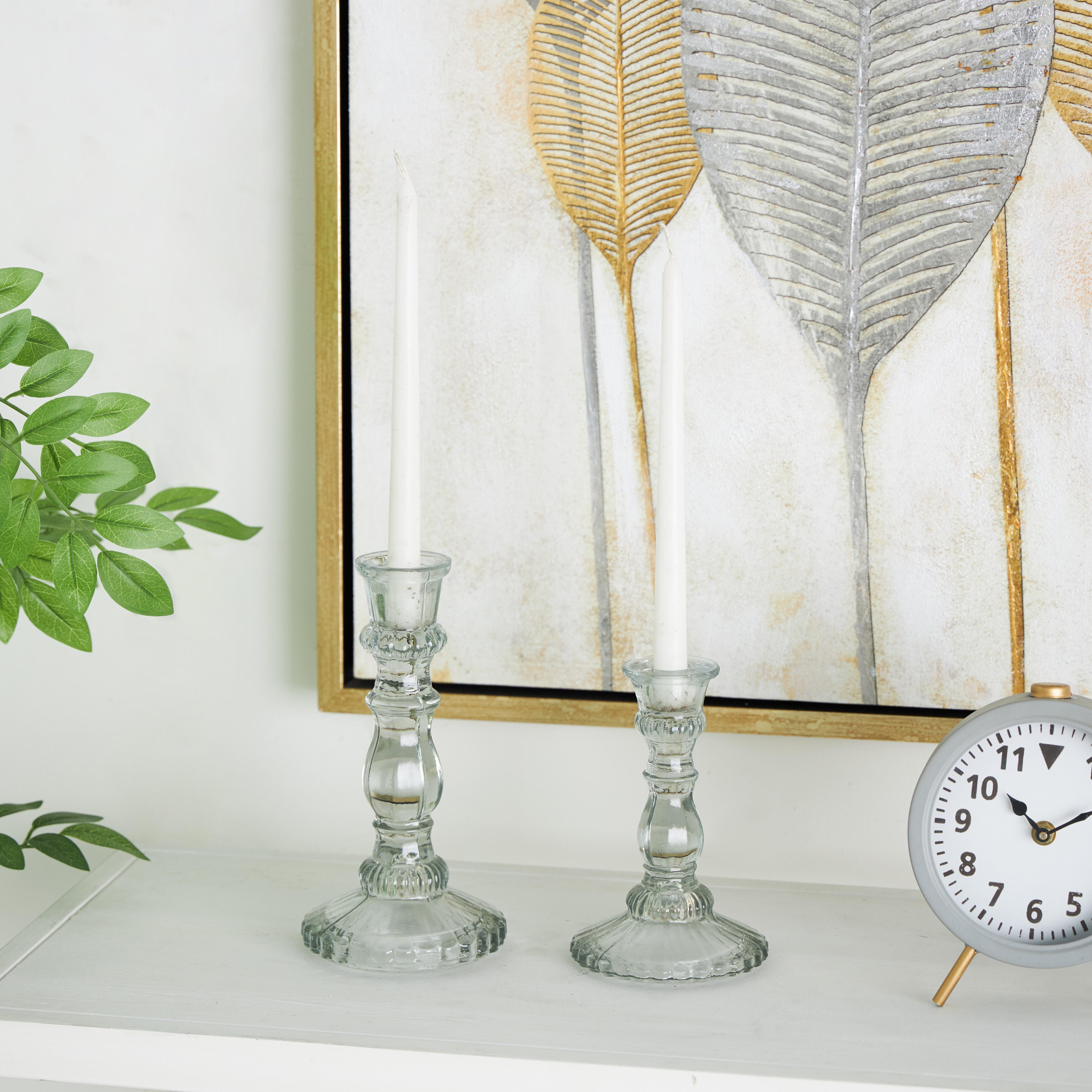 Bayberry Lane Fluted Decorative Candle Holder (Set Of 3), , rollover