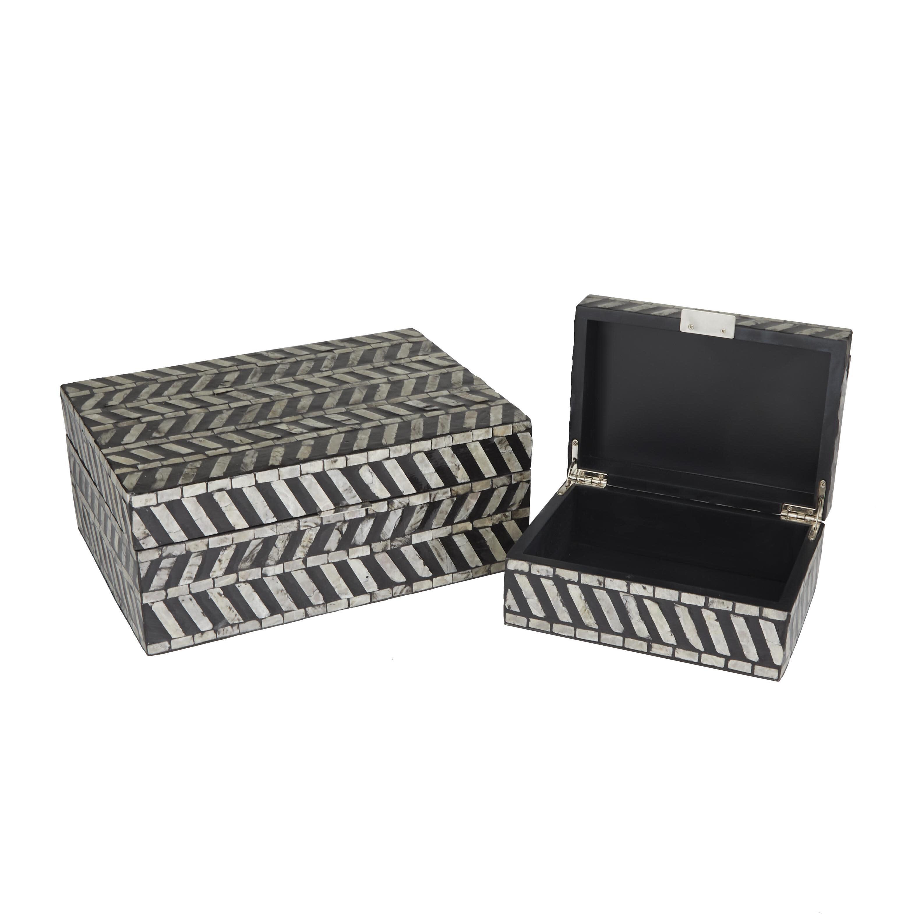 Bayberry Lane Handmade Decorative Box (Set Of 2), , large