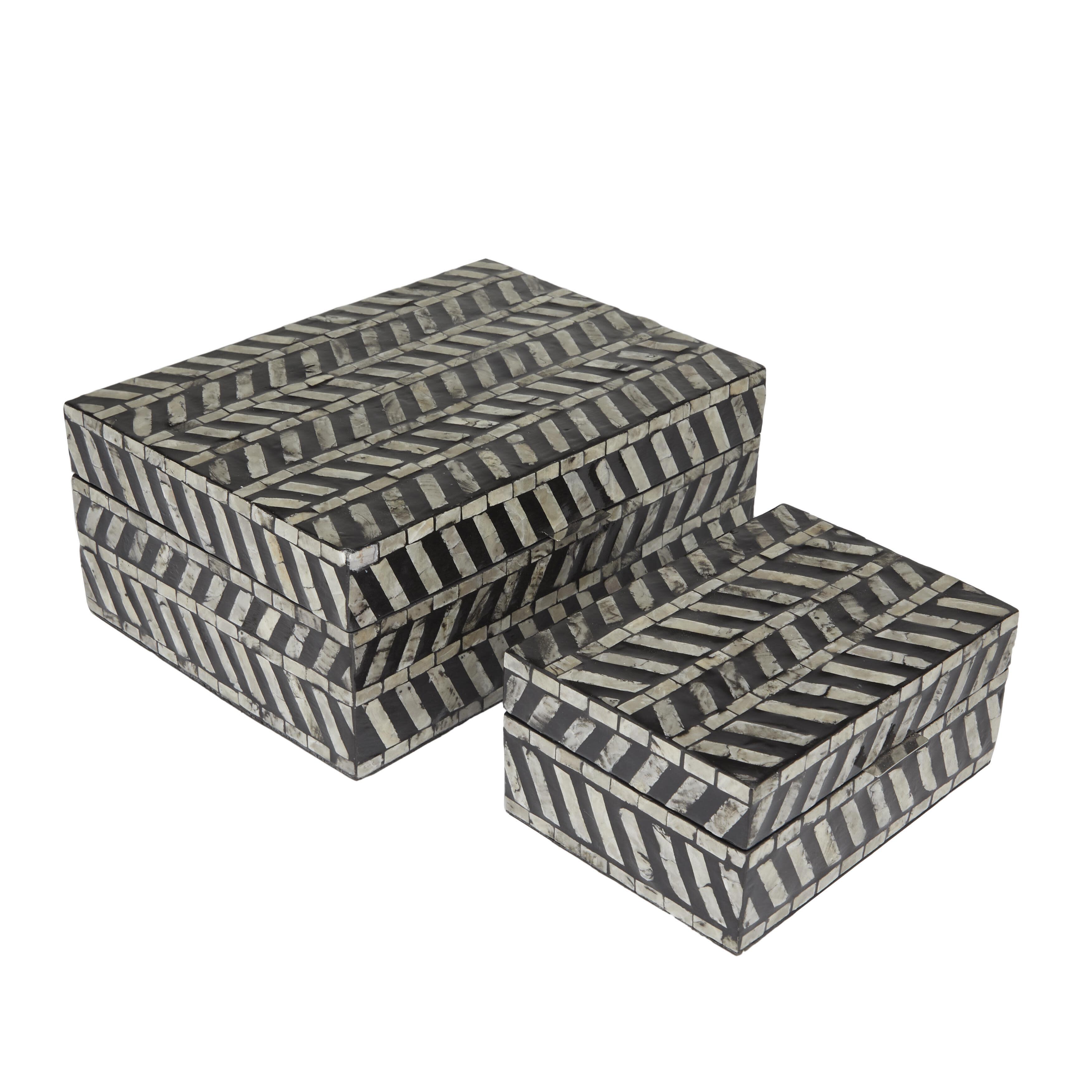 Bayberry Lane Handmade Decorative Box (Set Of 2), , large