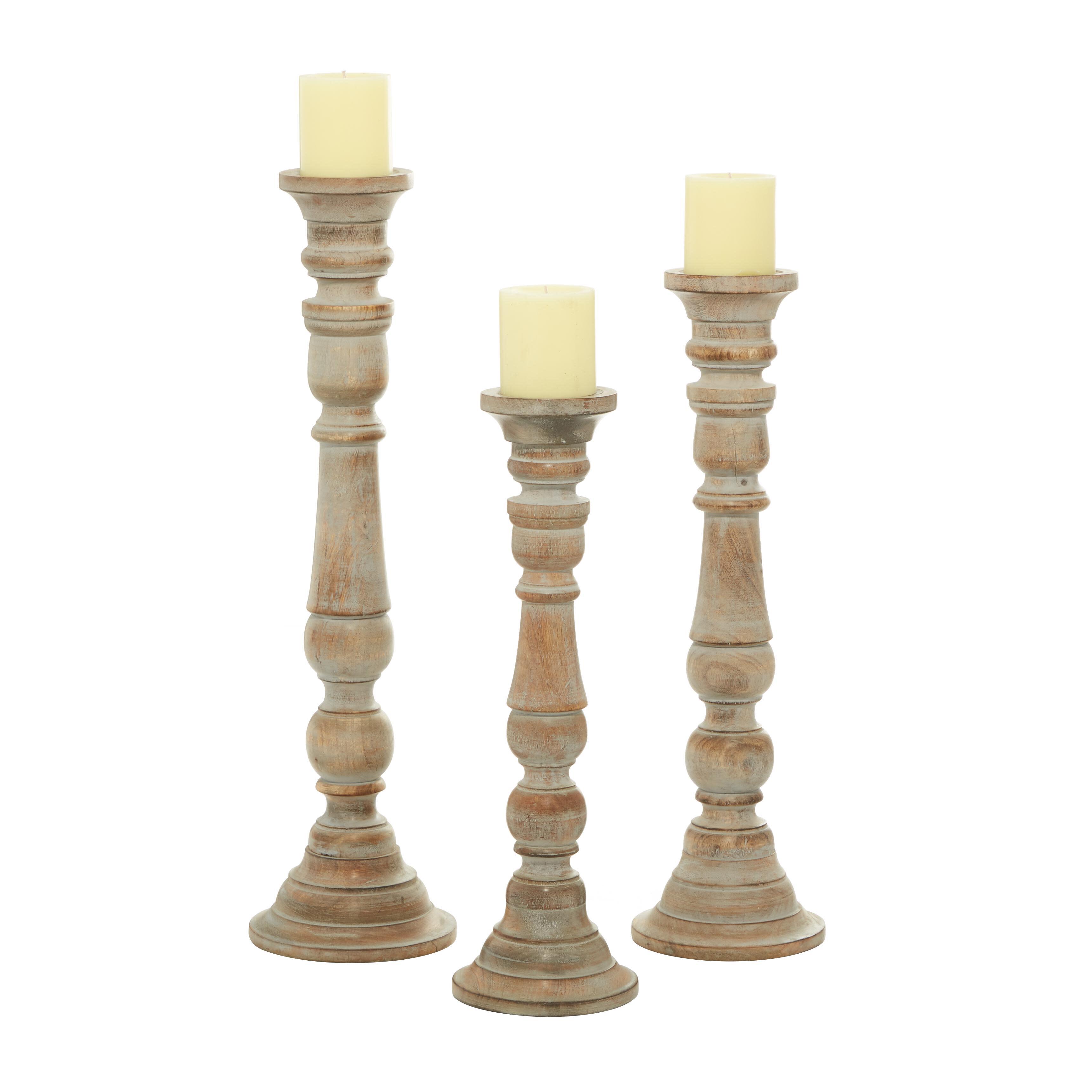 Bayberry Lane Handmade Decorative Candle Holder (Set Of 3), , large