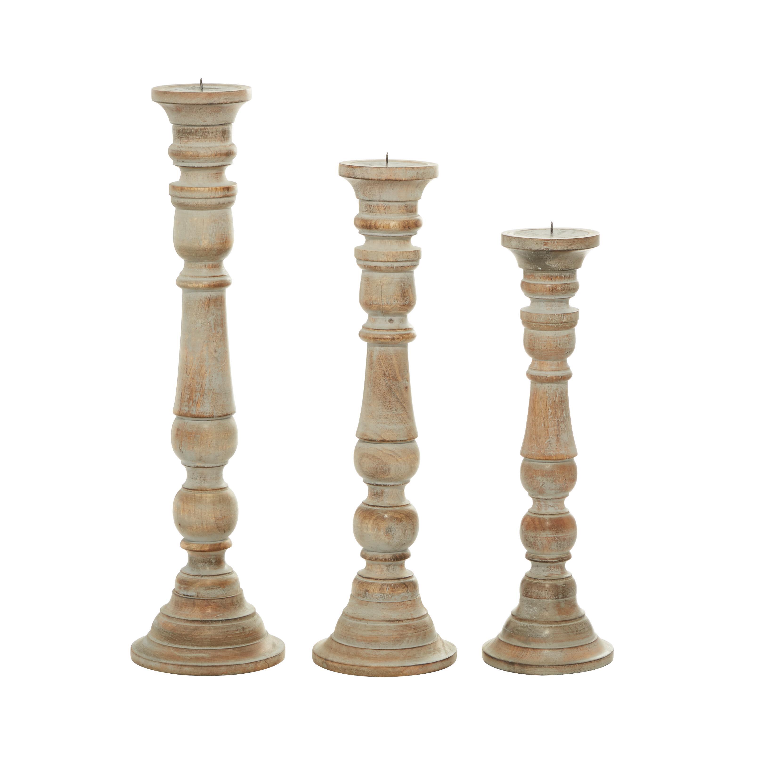 Bayberry Lane Handmade Decorative Candle Holder (Set Of 3), , large