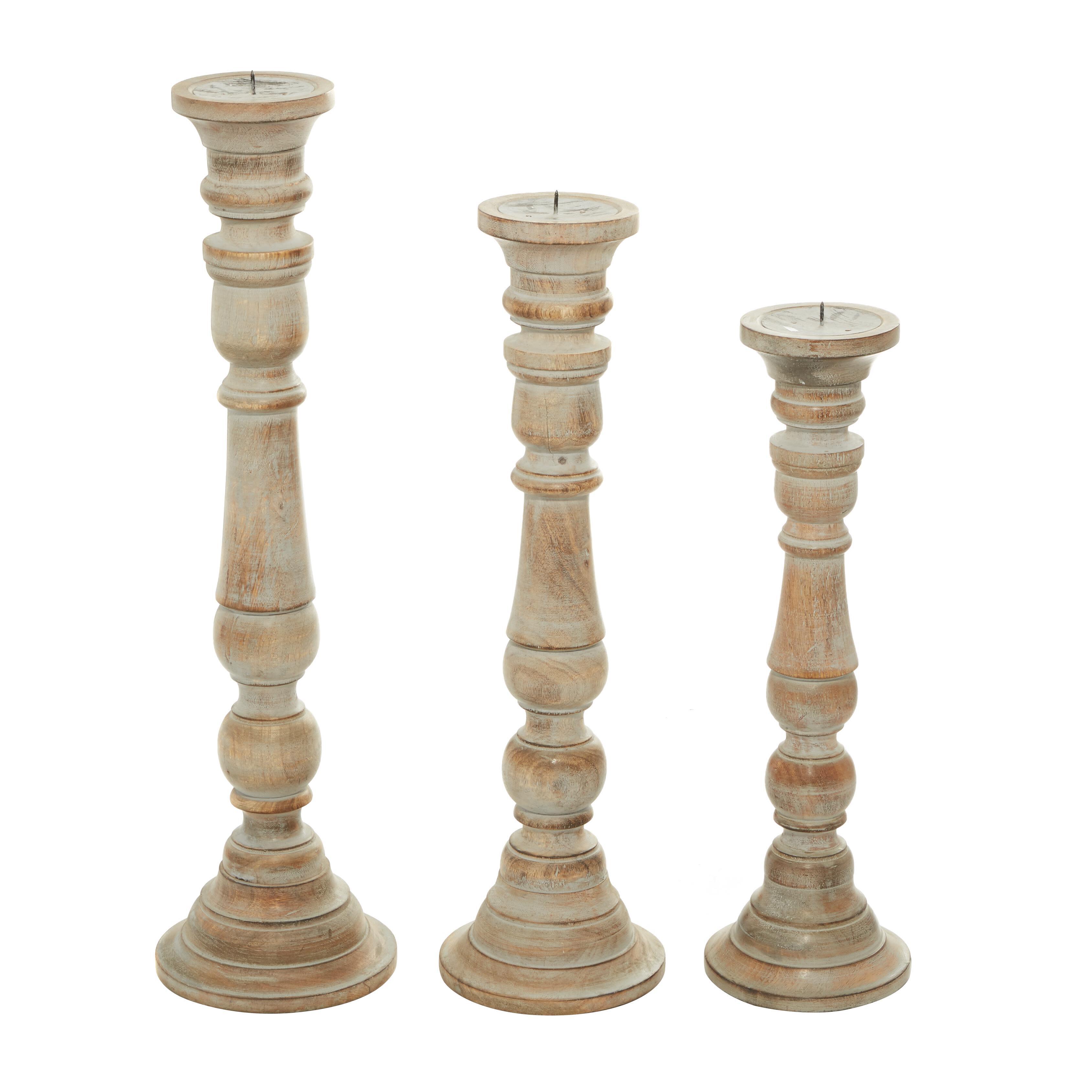 Bayberry Lane Handmade Decorative Candle Holder (Set Of 3), , large