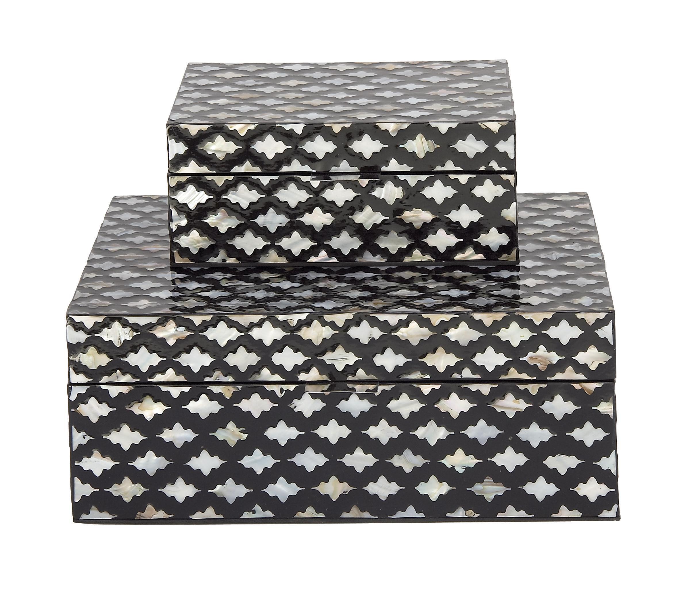 Bayberry Lane Moroccan Decorative Box (Set Of 2), , large