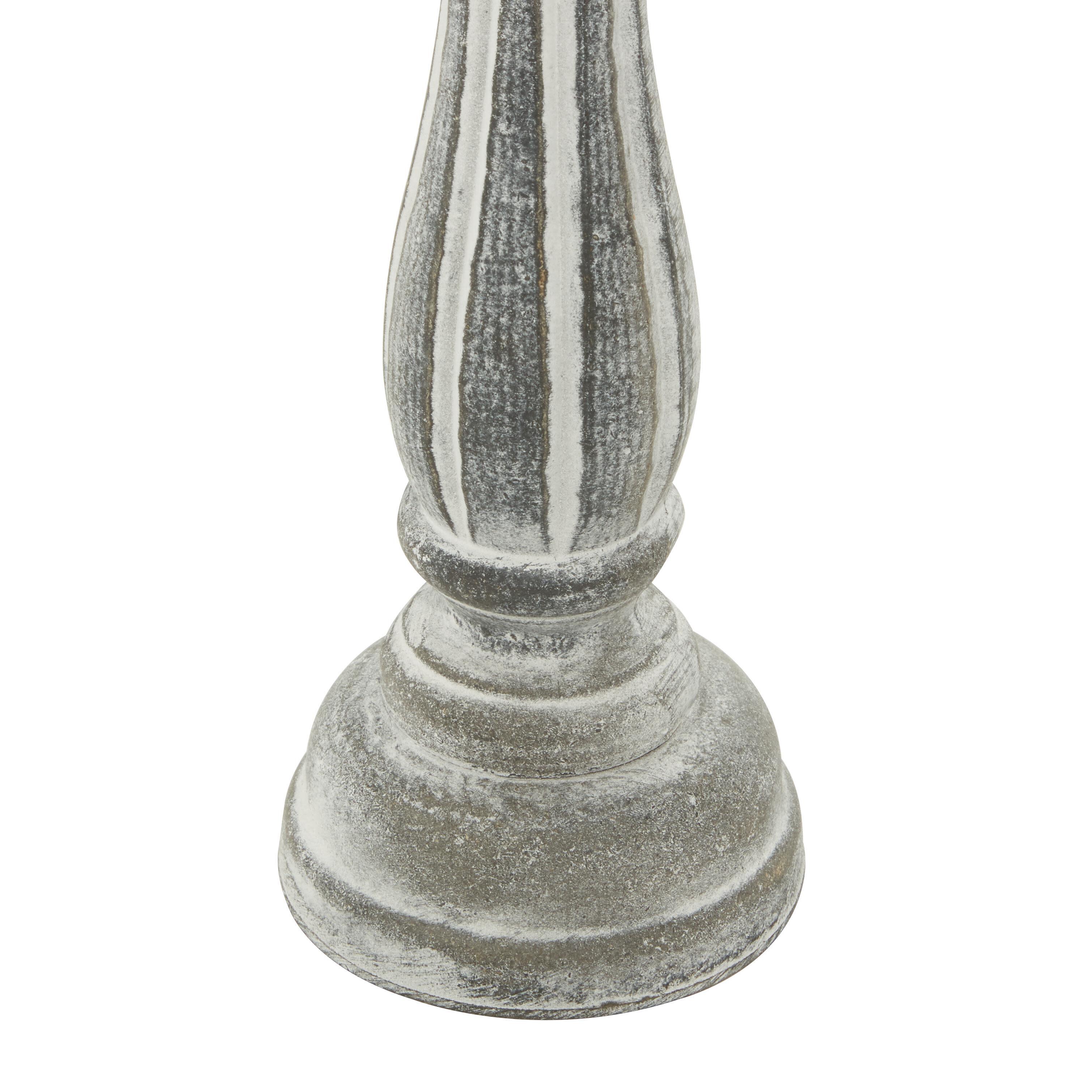 Bayberry Lane Pillar Decorative Candle Holder (Set Of 3), Gray, large