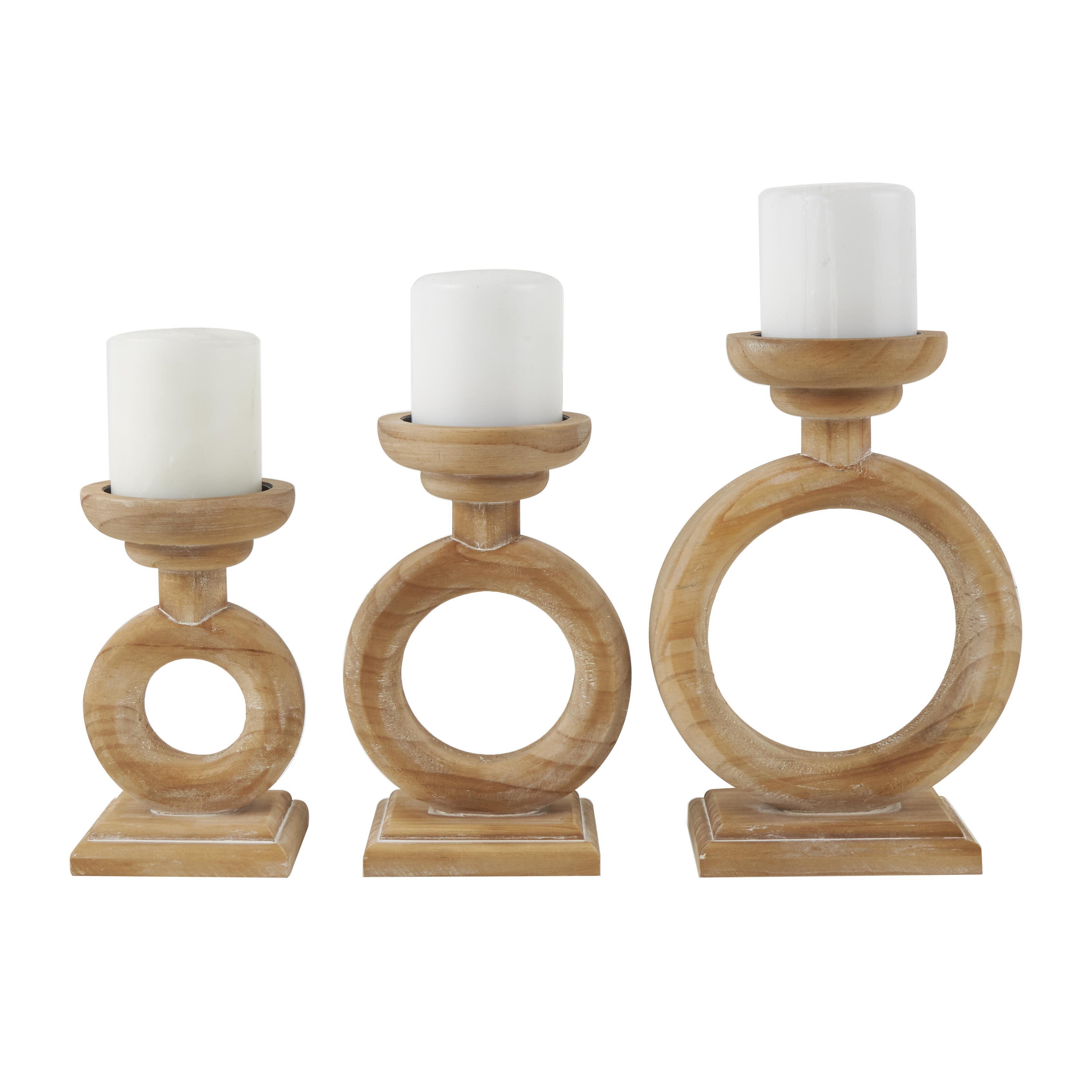 Bayberry Lane Ring Decorative Candle Holder (Set Of 3), , large