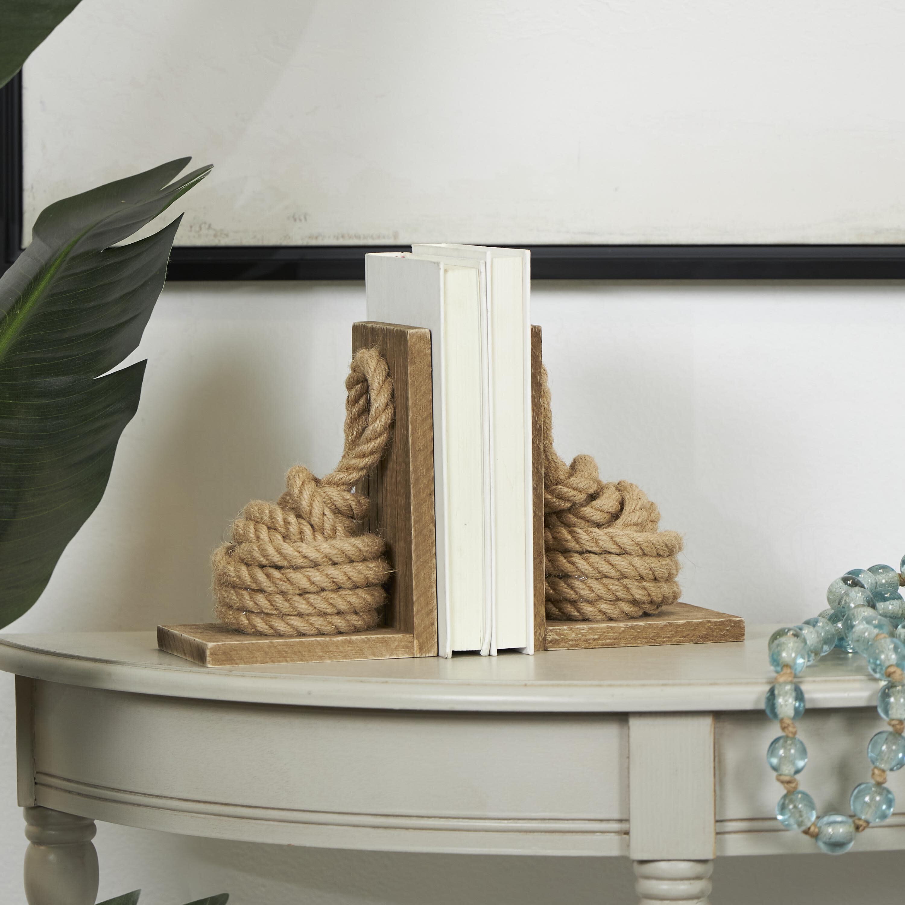 Bayberry Lane Rope Decorative Bookend (Set Of 2), , rollover