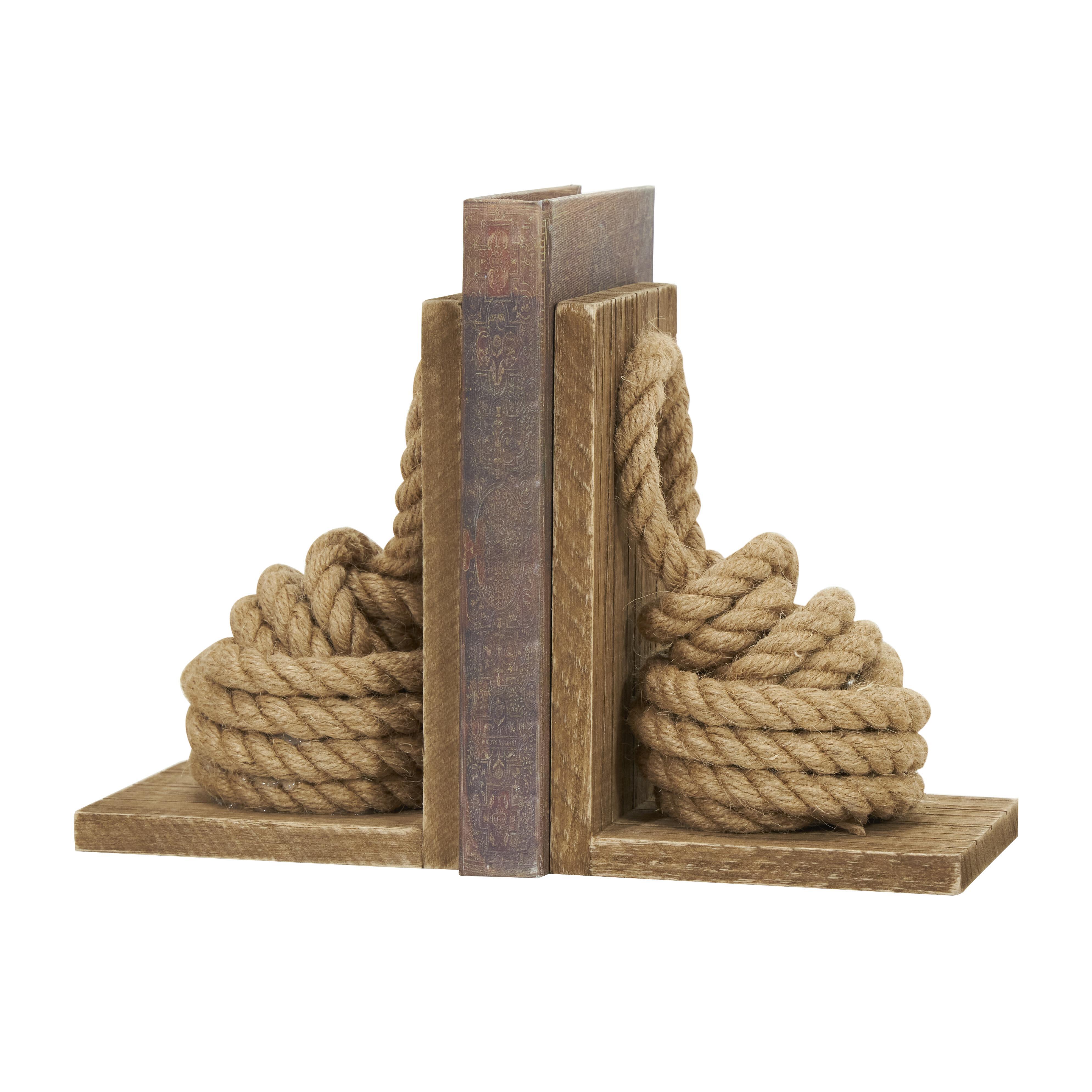 Bayberry Lane Rope Decorative Bookend (Set Of 2), , large