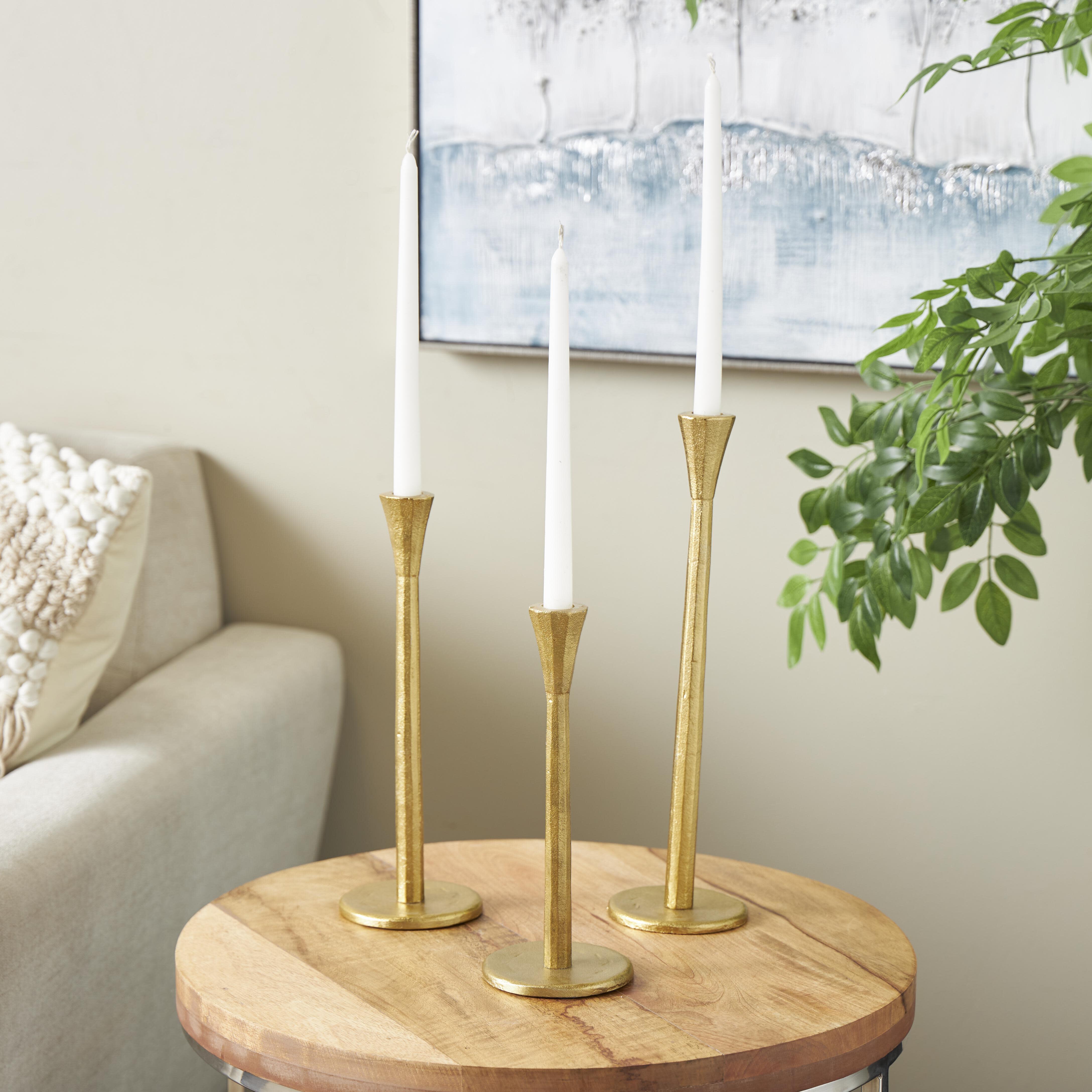 Bayberry Lane Round Decorative Candle Holder (Set Of 3), , rollover