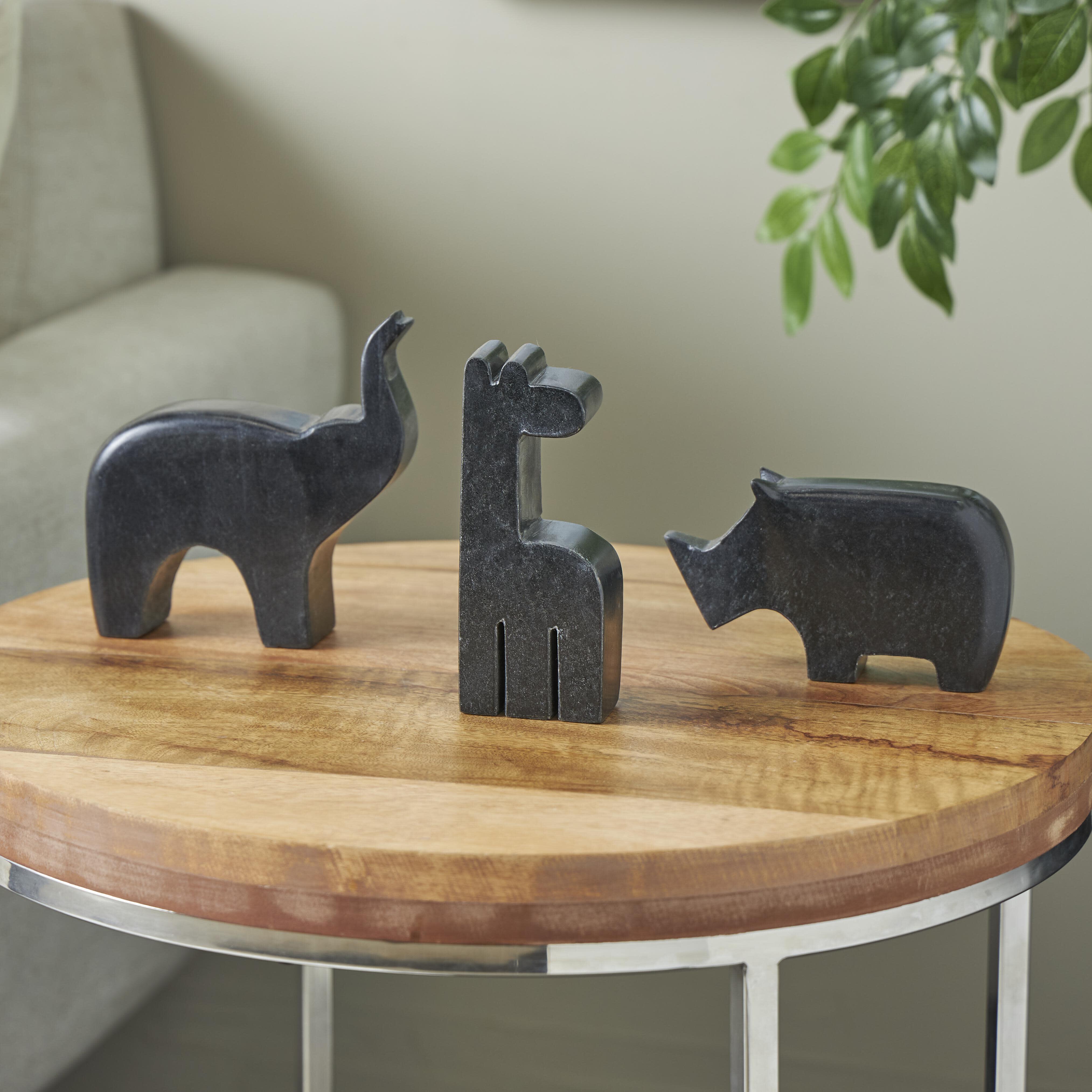 Bayberry Lane Rounded Decorative Sculpture (Set Of 3), , rollover
