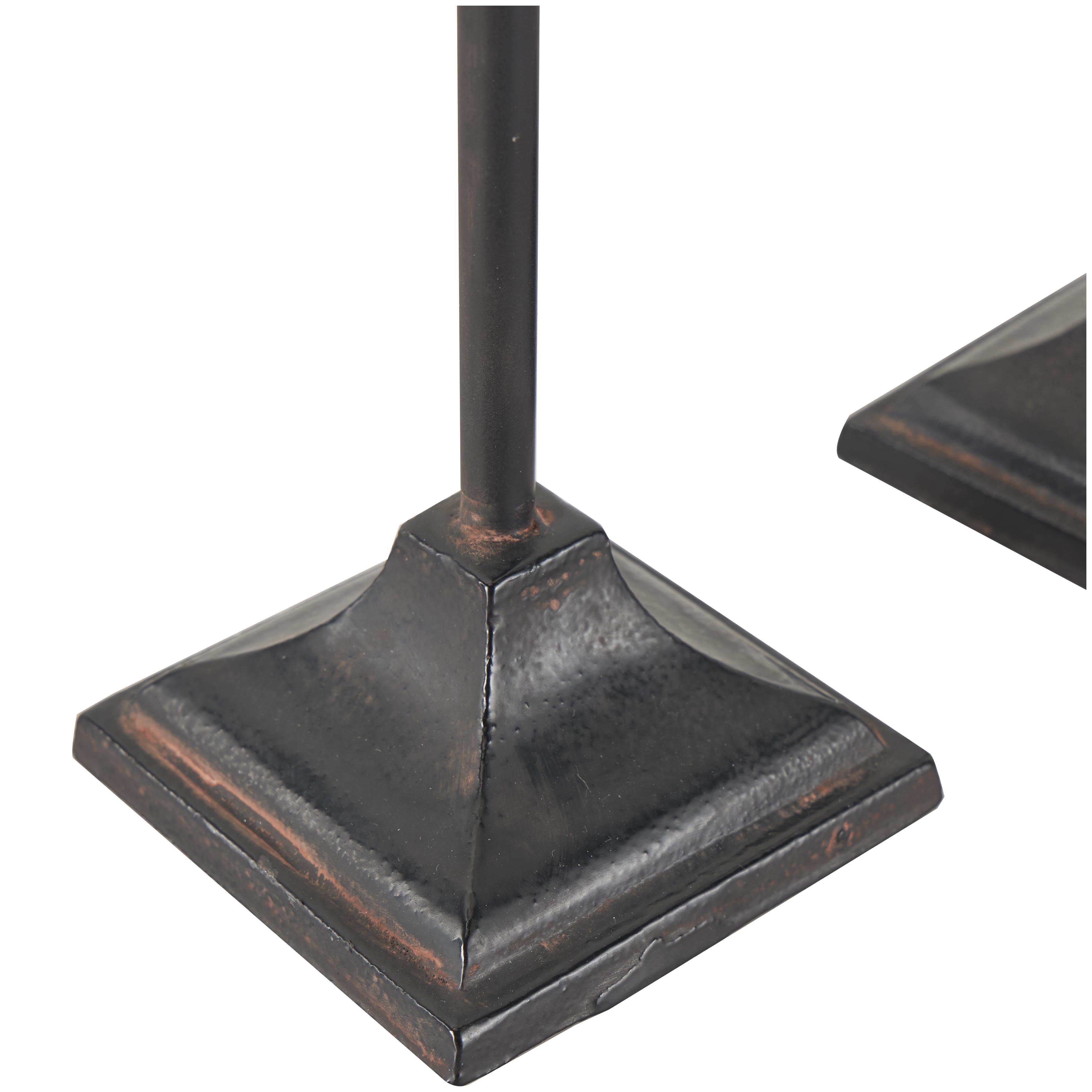 Bayberry Lane Square Decorative Candle Holder (Set Of 2), , large
