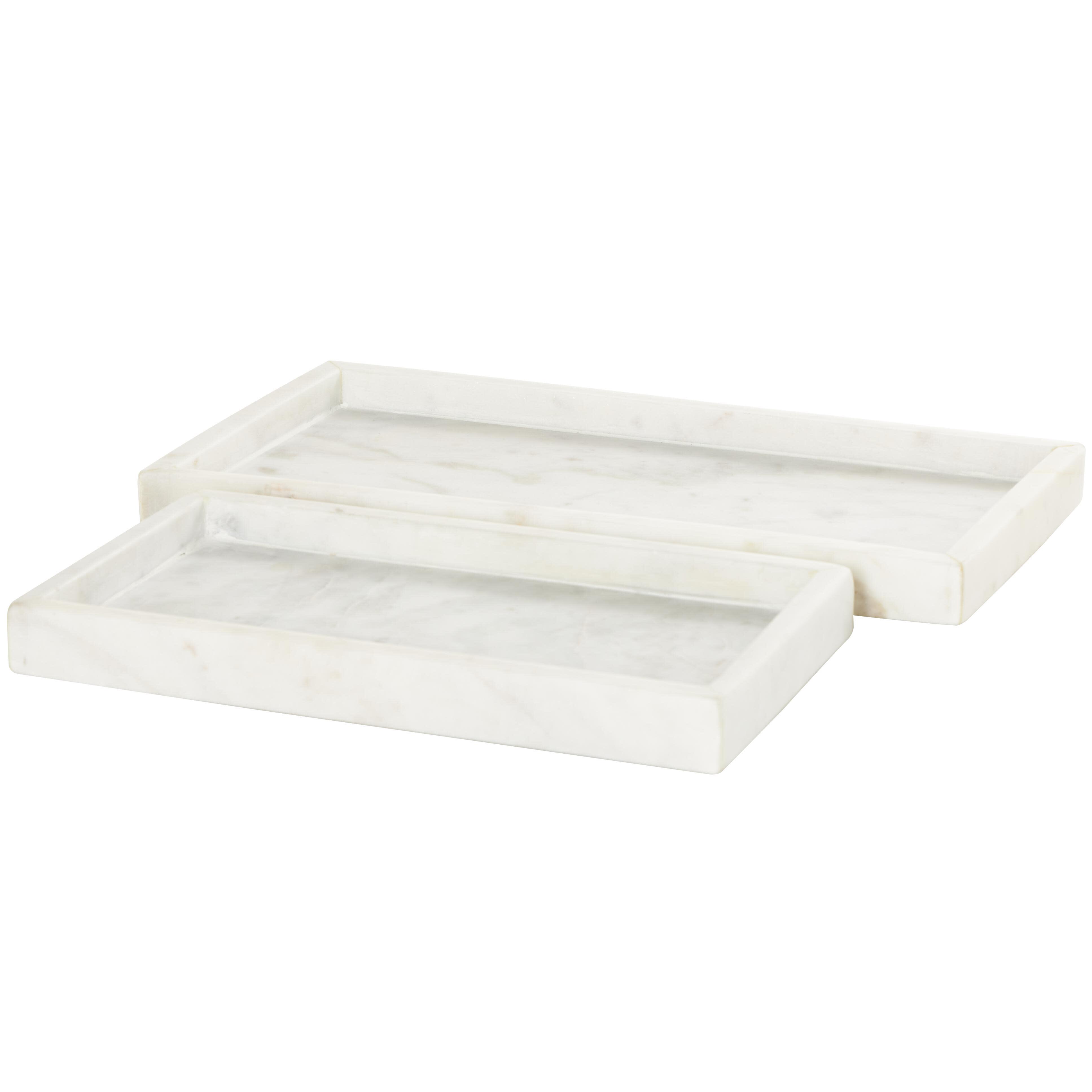 CosmoLiving by Cosmopolitan Storage Decor Tray (Set Of 2), , large